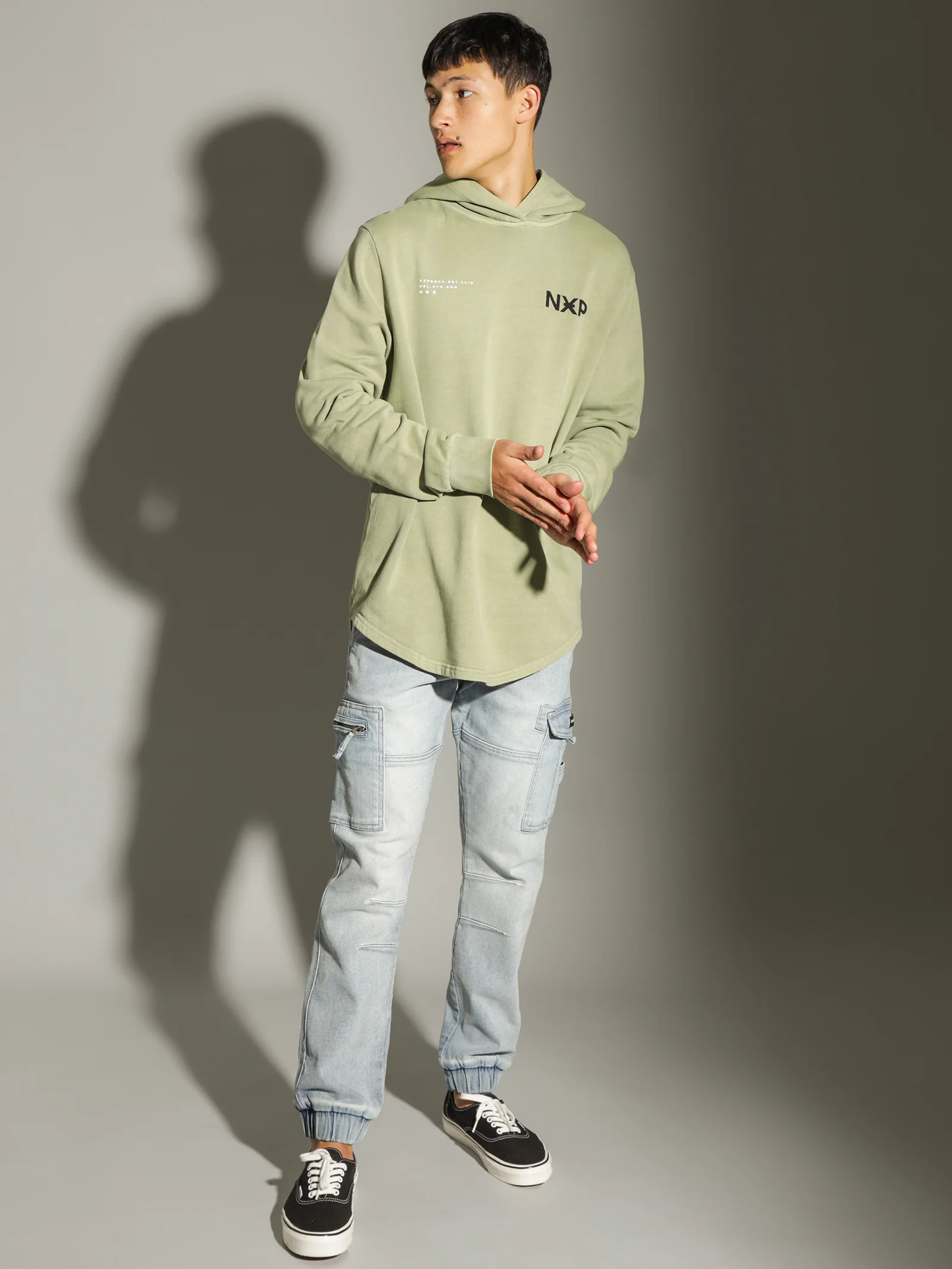 Nosebleeds Hooded Dual Curved Sweater - Image 4