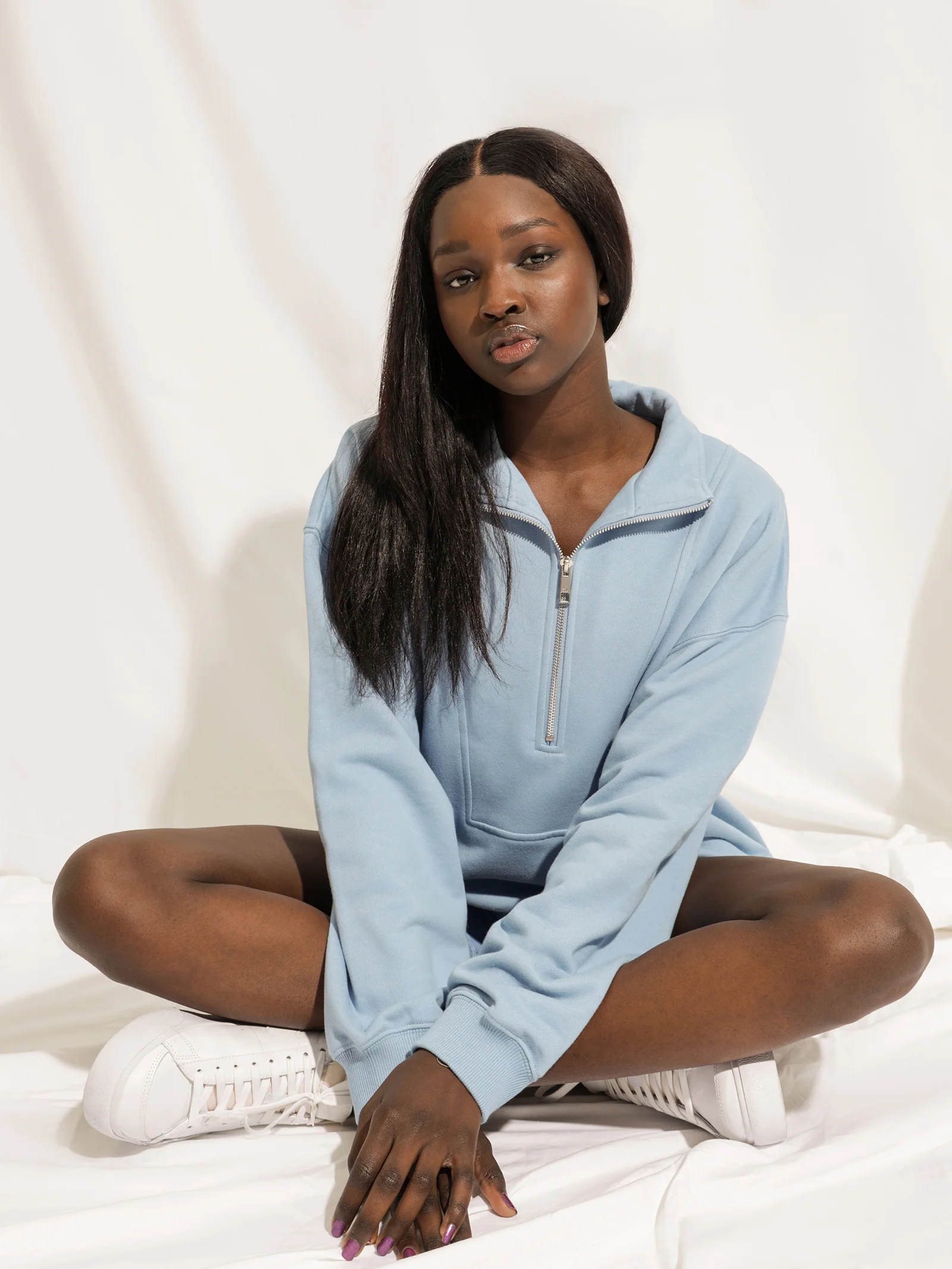 Nude Active Quarter Zip Sweater - Image 2