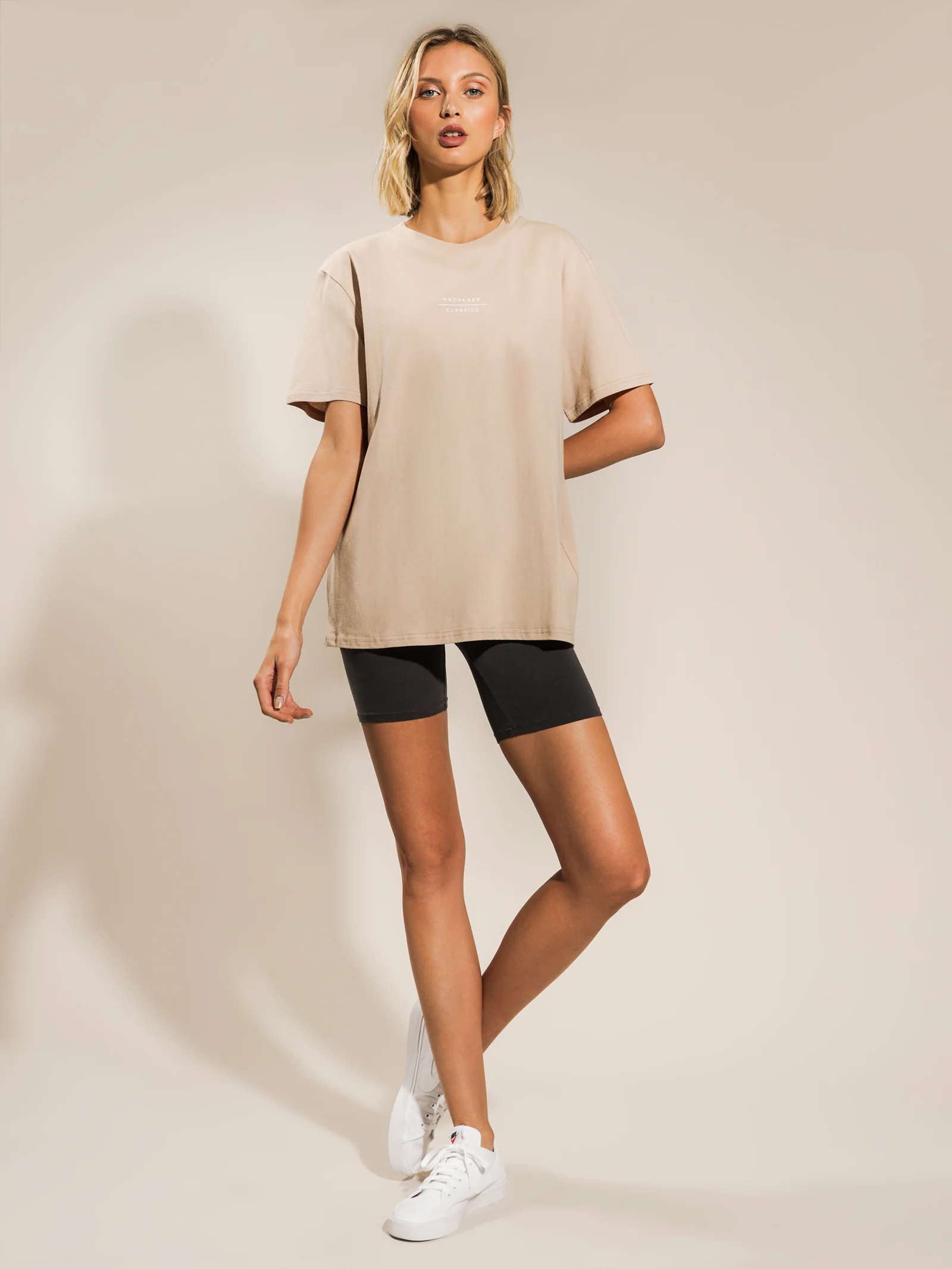 Nude Classics Slogan Boyfriend T-Shirt - Image 3