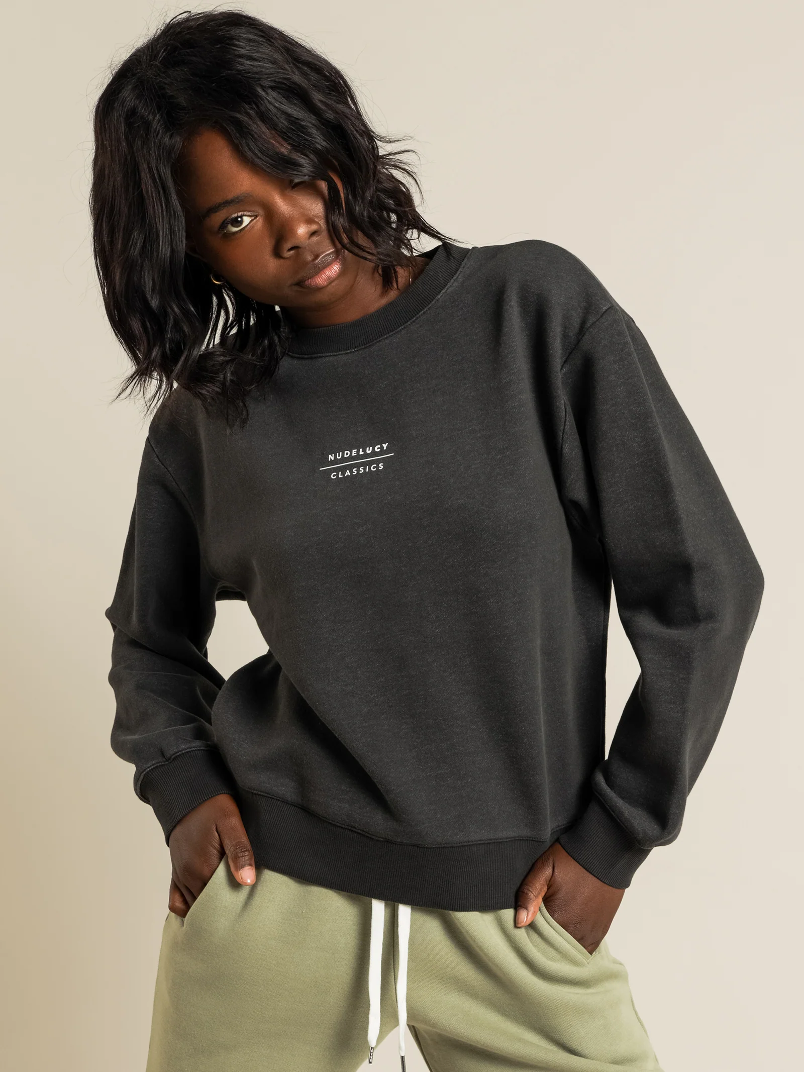 Nude Classics Slogan Sweatshirt - Image 3