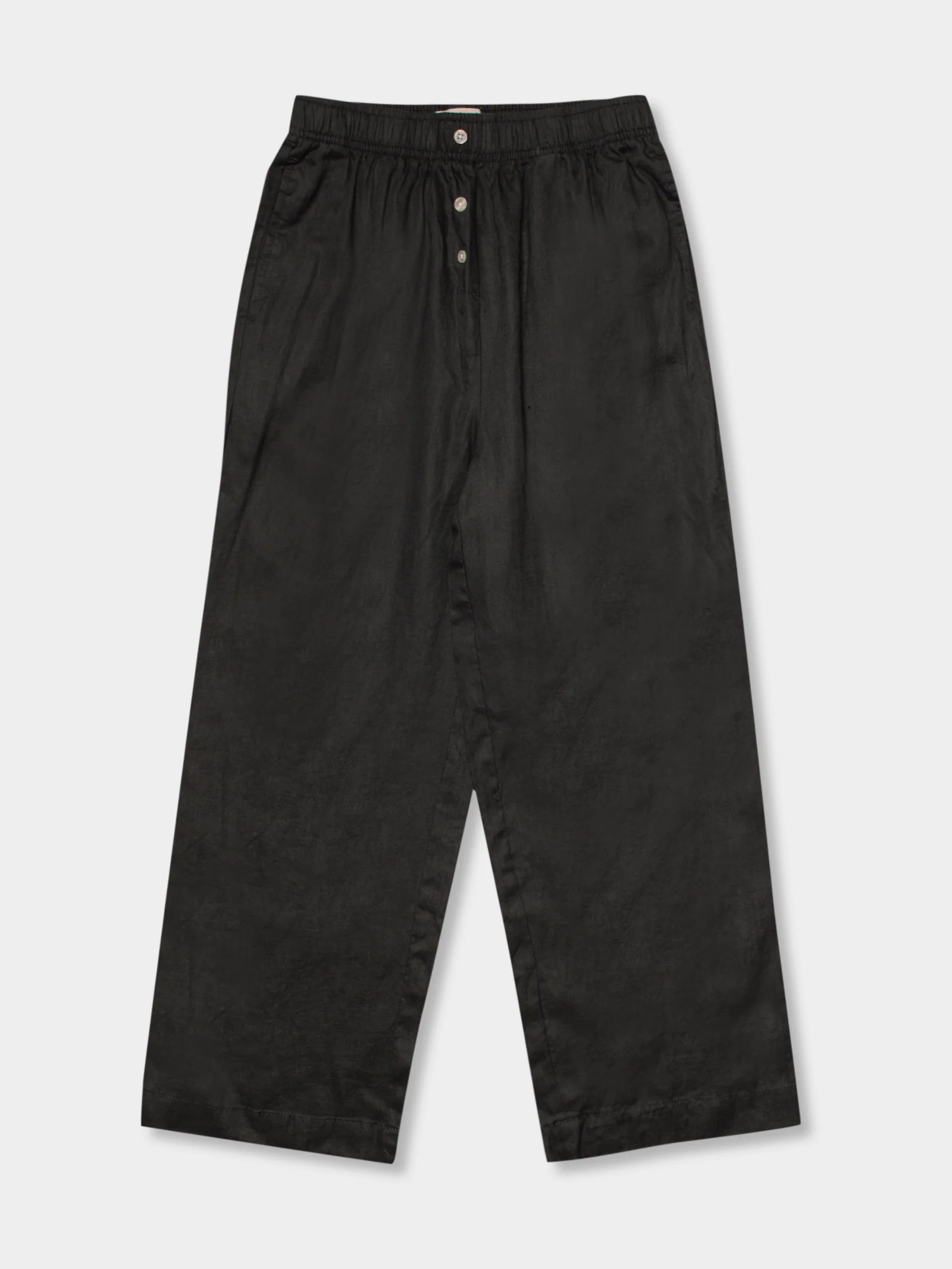 Nude Linen Lounge Crop Pant - Image 7