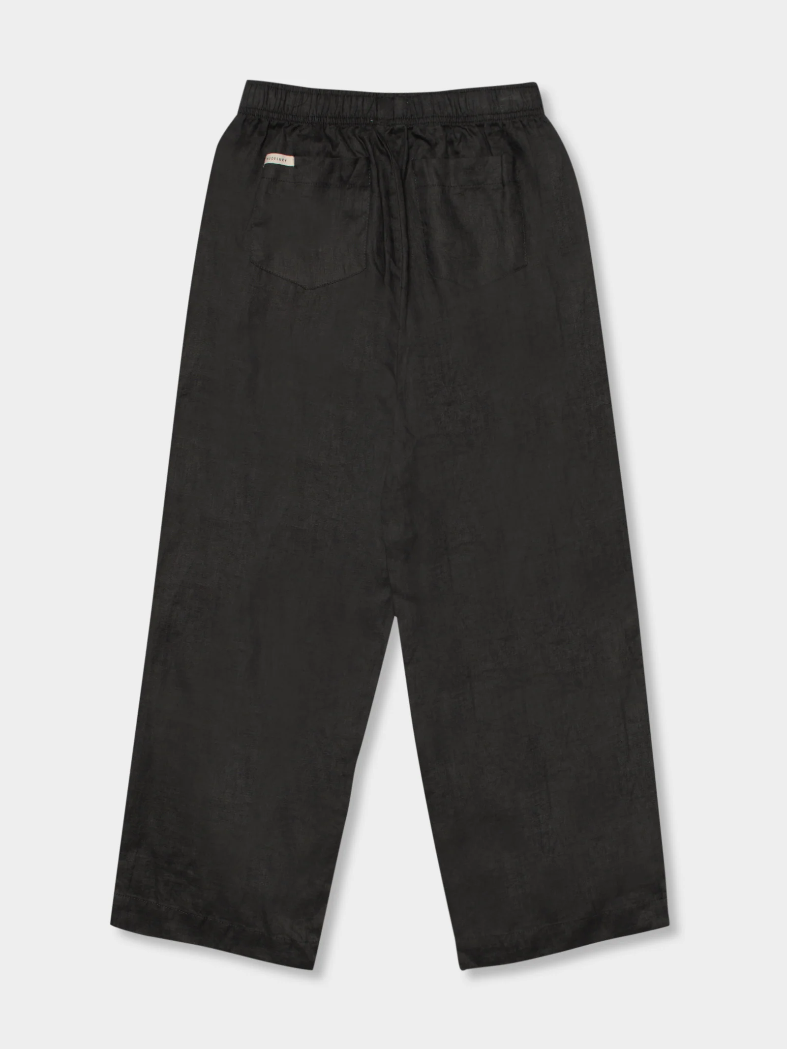 Nude Linen Lounge Crop Pant - Image 9