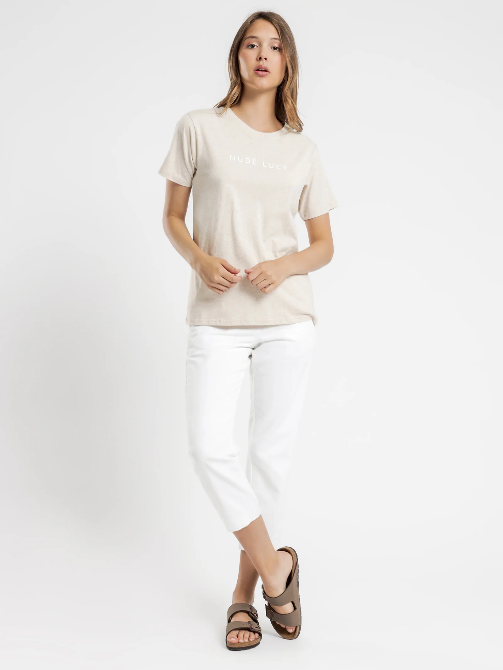 Nude Logo T-Shirt - Image 4