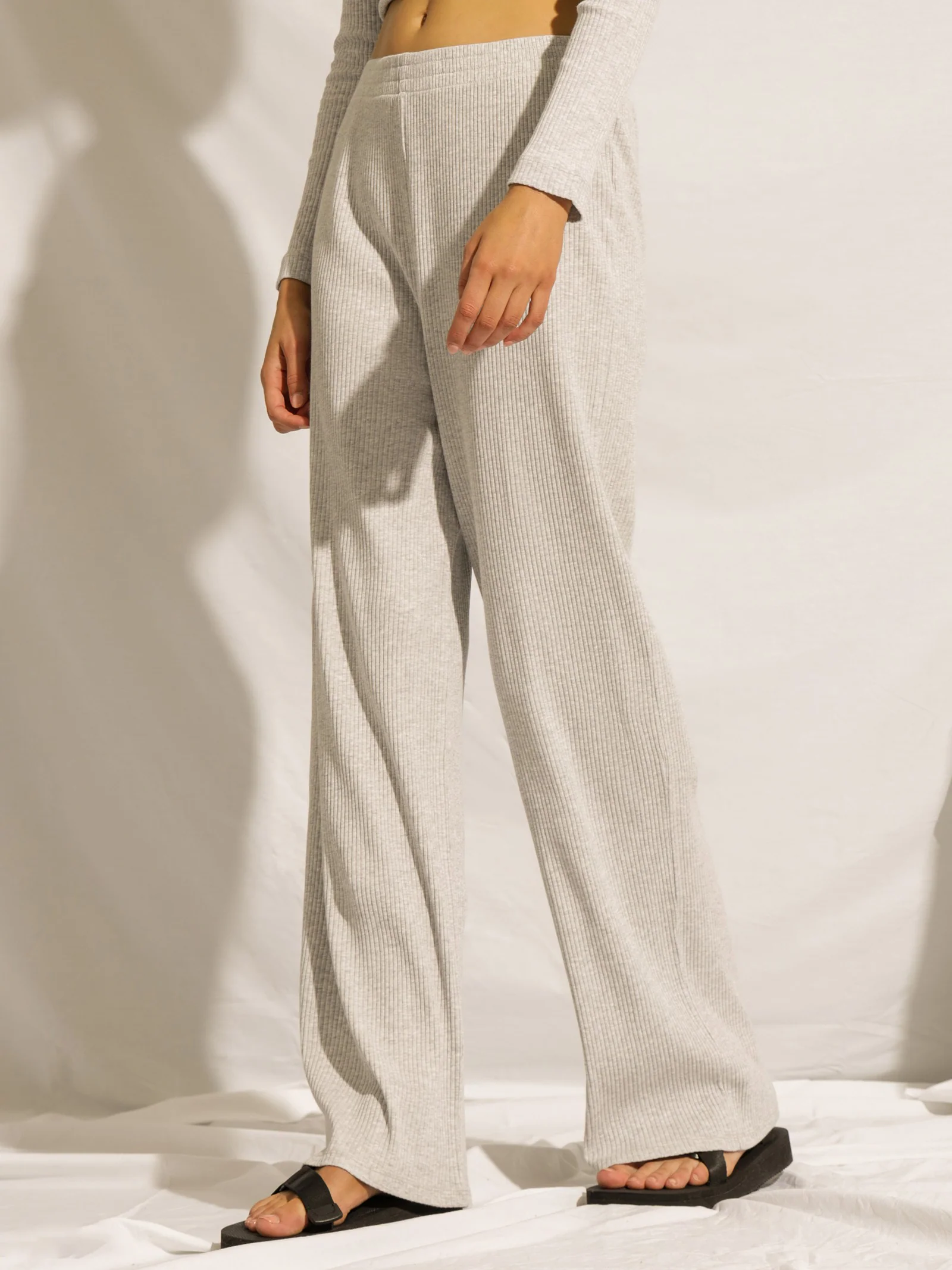Nude Lounge Ribbed Pants - Image 5