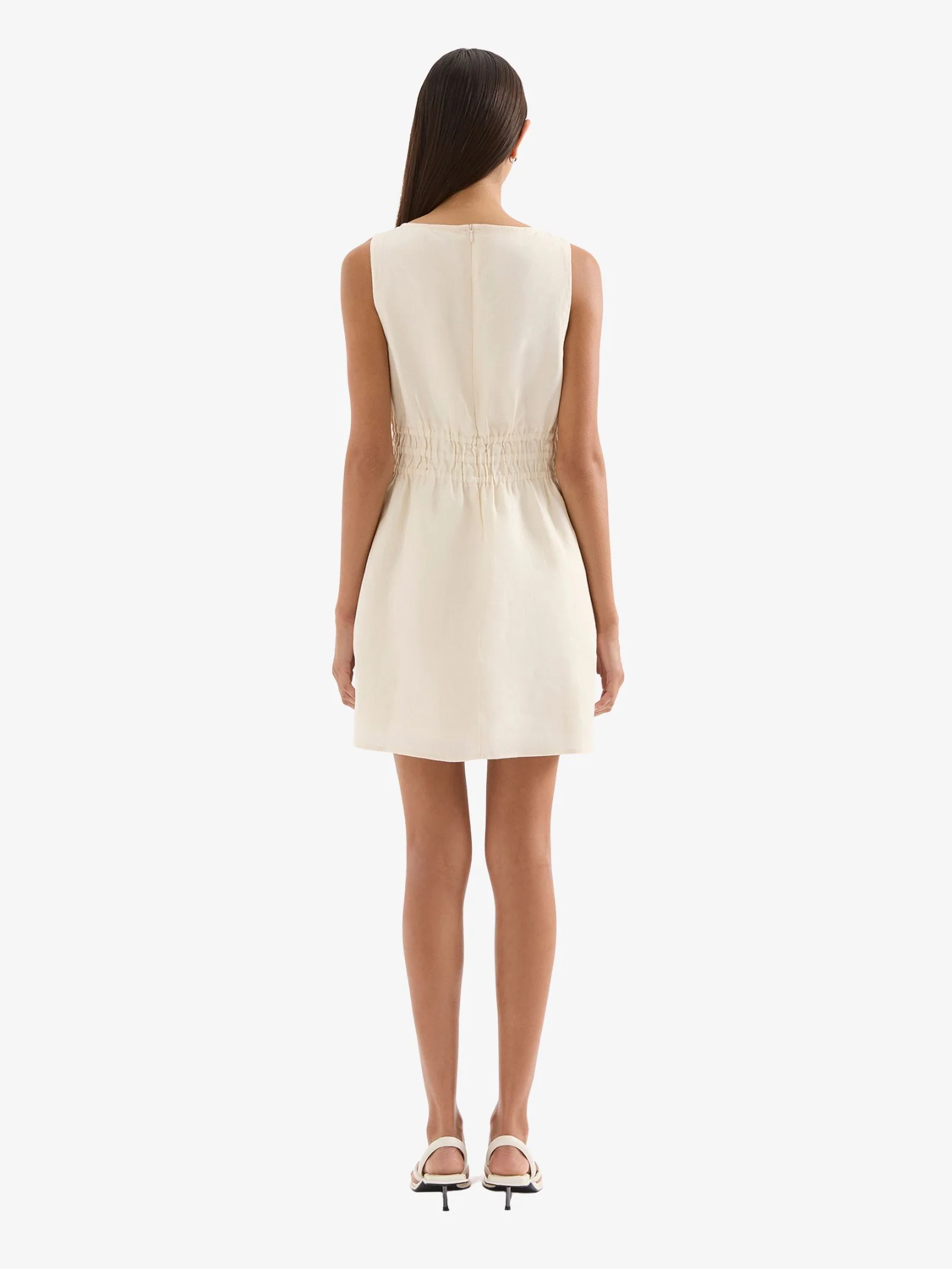 Andri Linen Mini Dress - Image 3