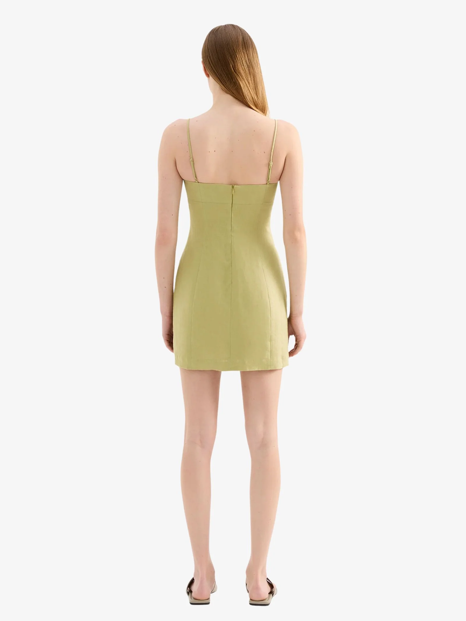 Carmela Linen Mini Dress - Image 3