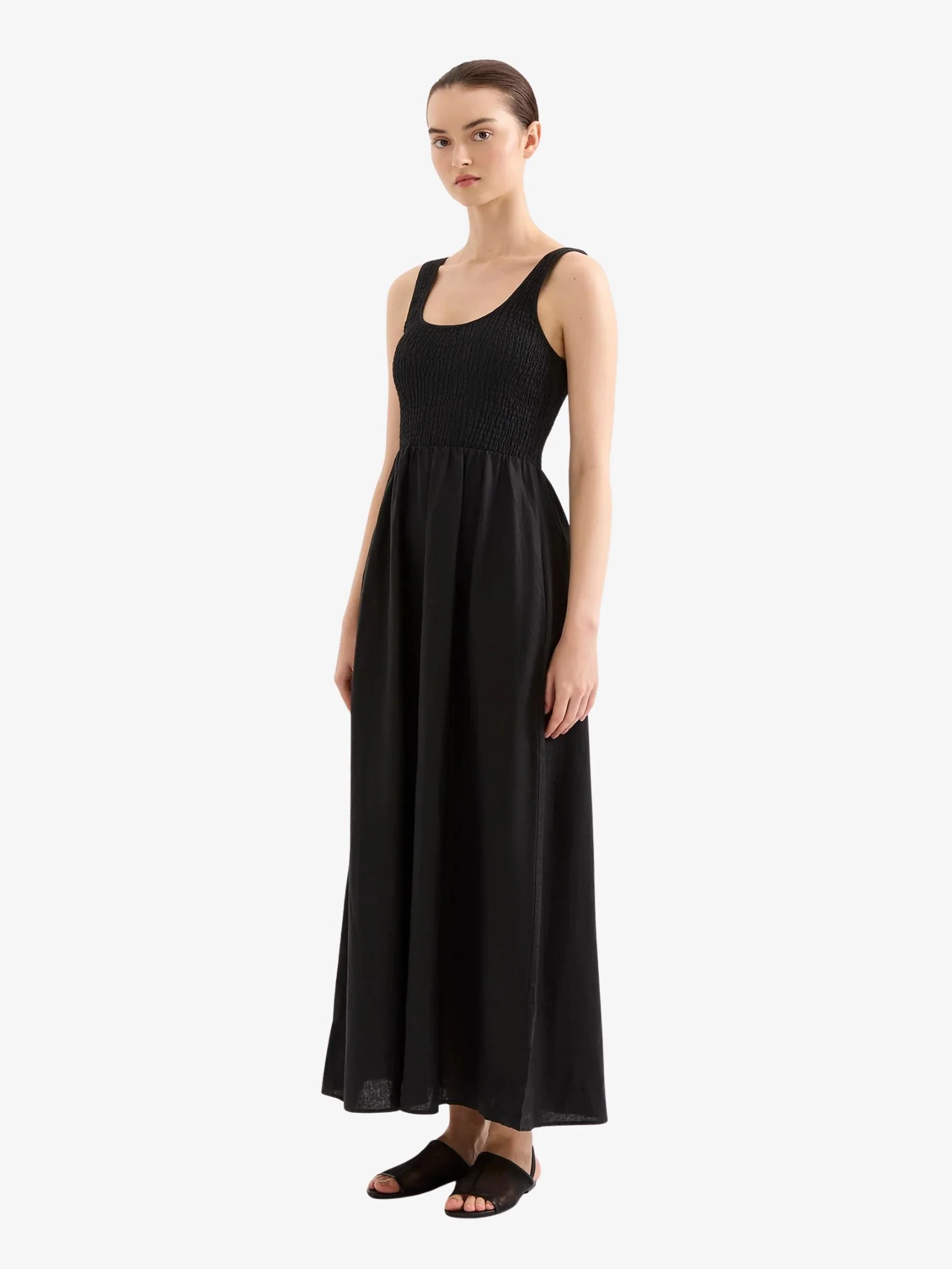Elio Linen Maxi Dress - Image 4