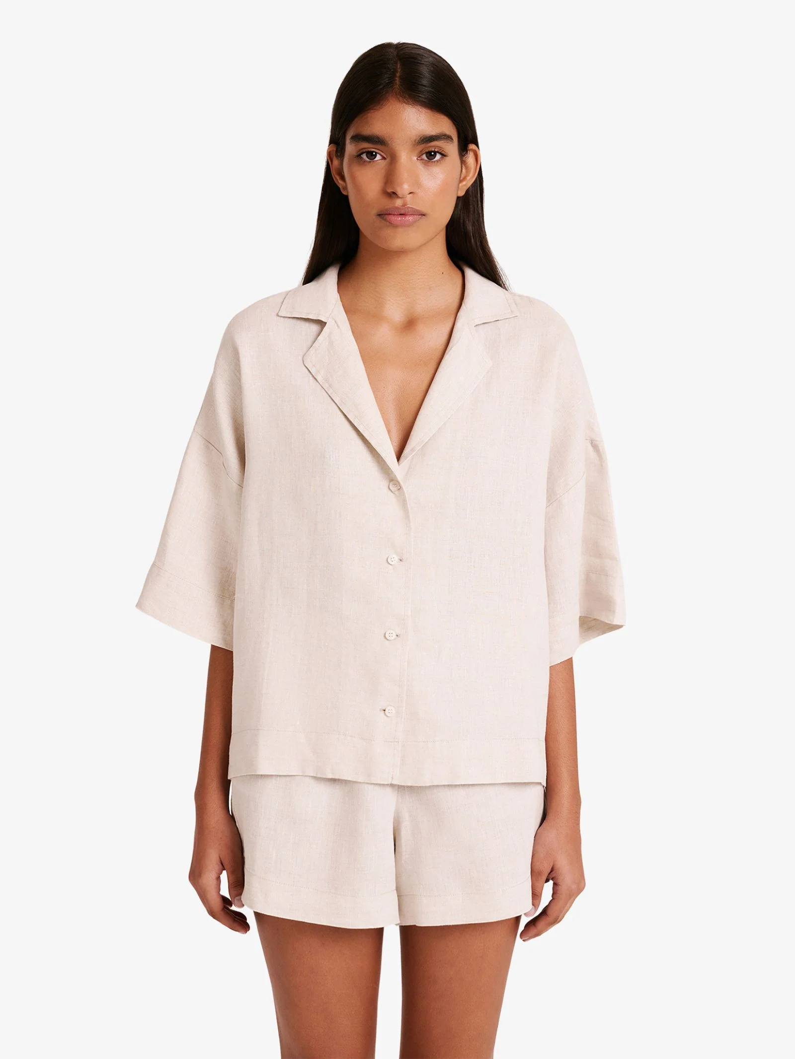 Linen Lounge Shirt - Image 2