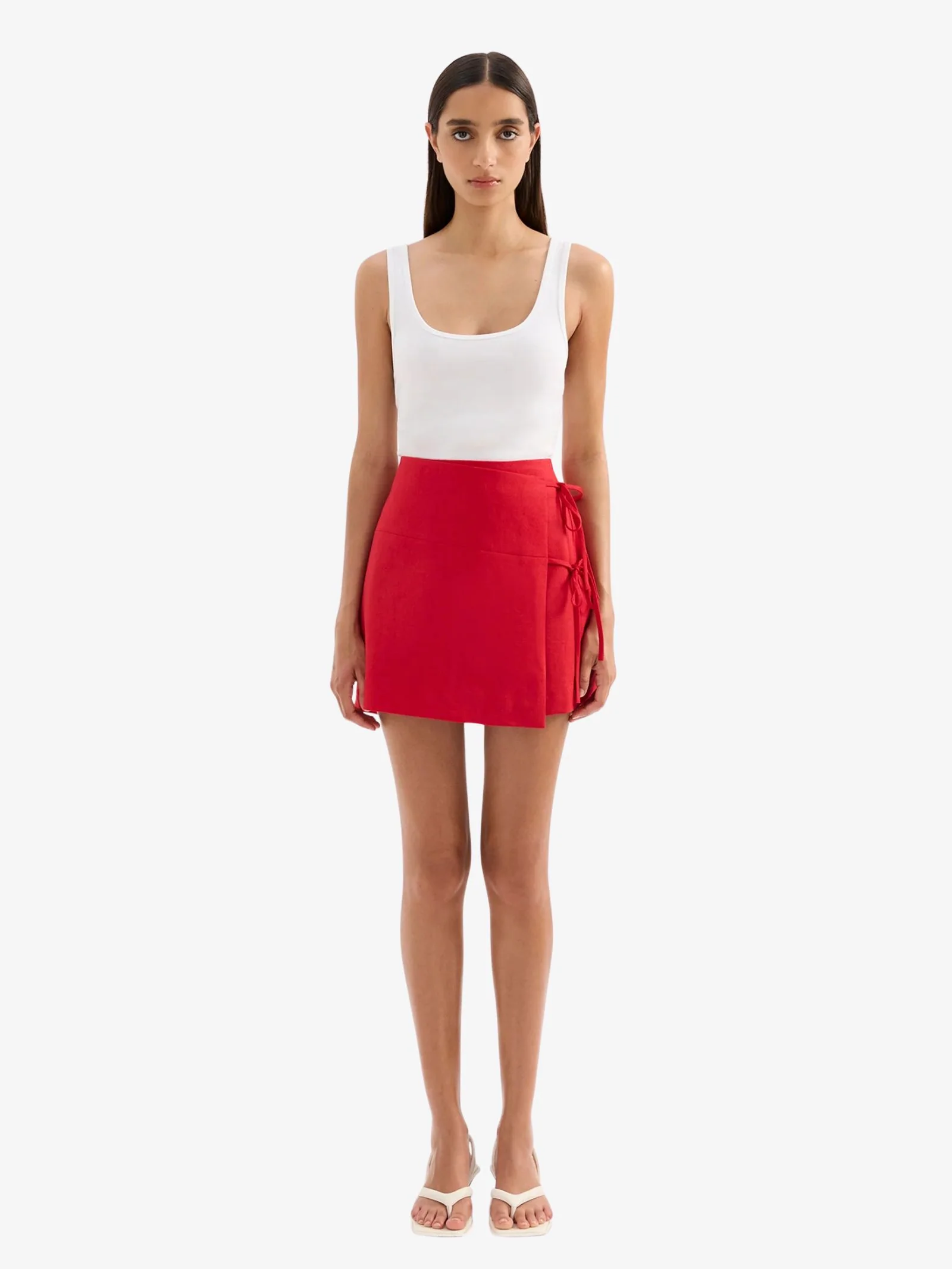 Lotta Linen Mini Skirt - Image 4