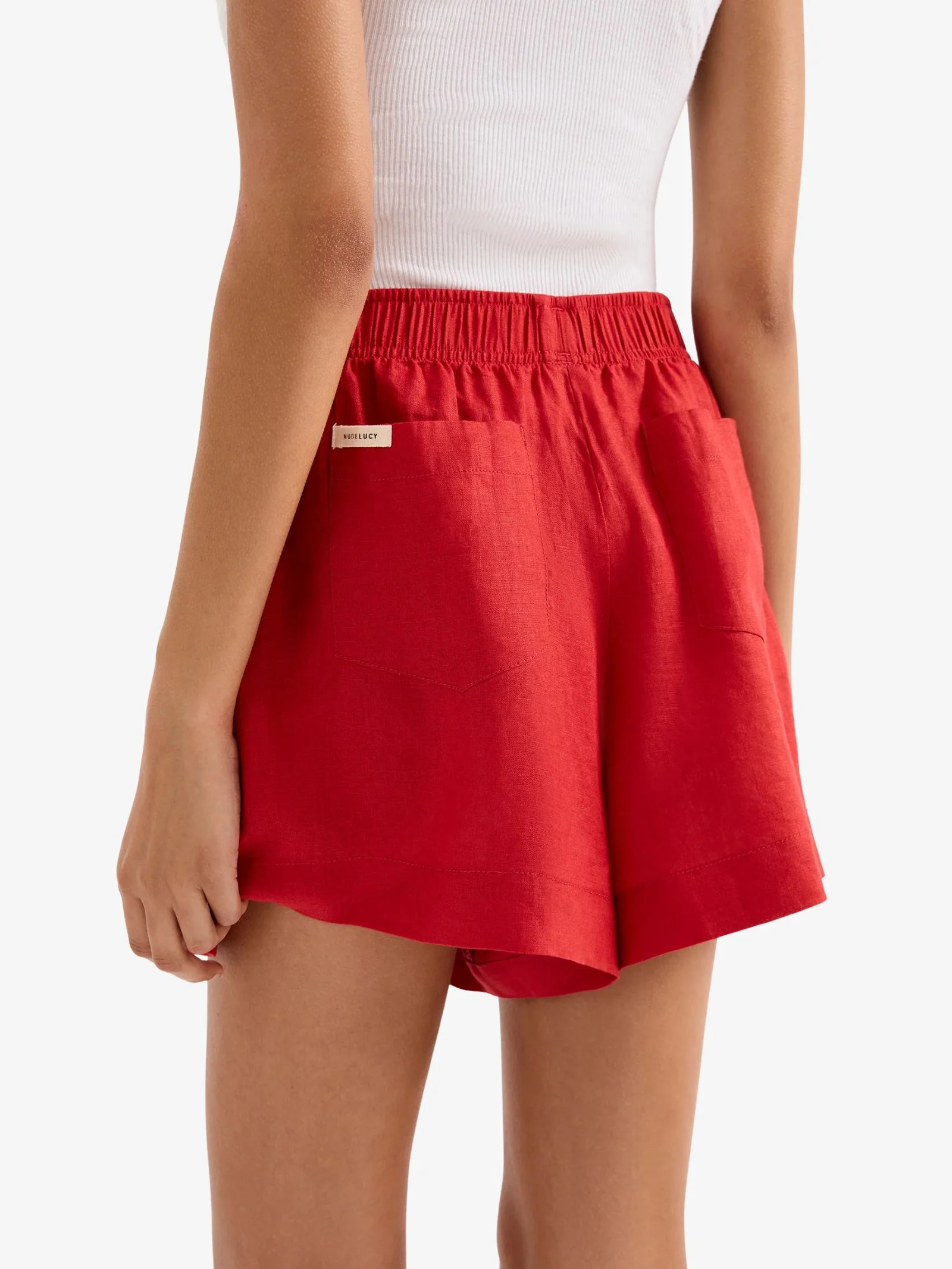 Lounge Linen Shorts - Image 4