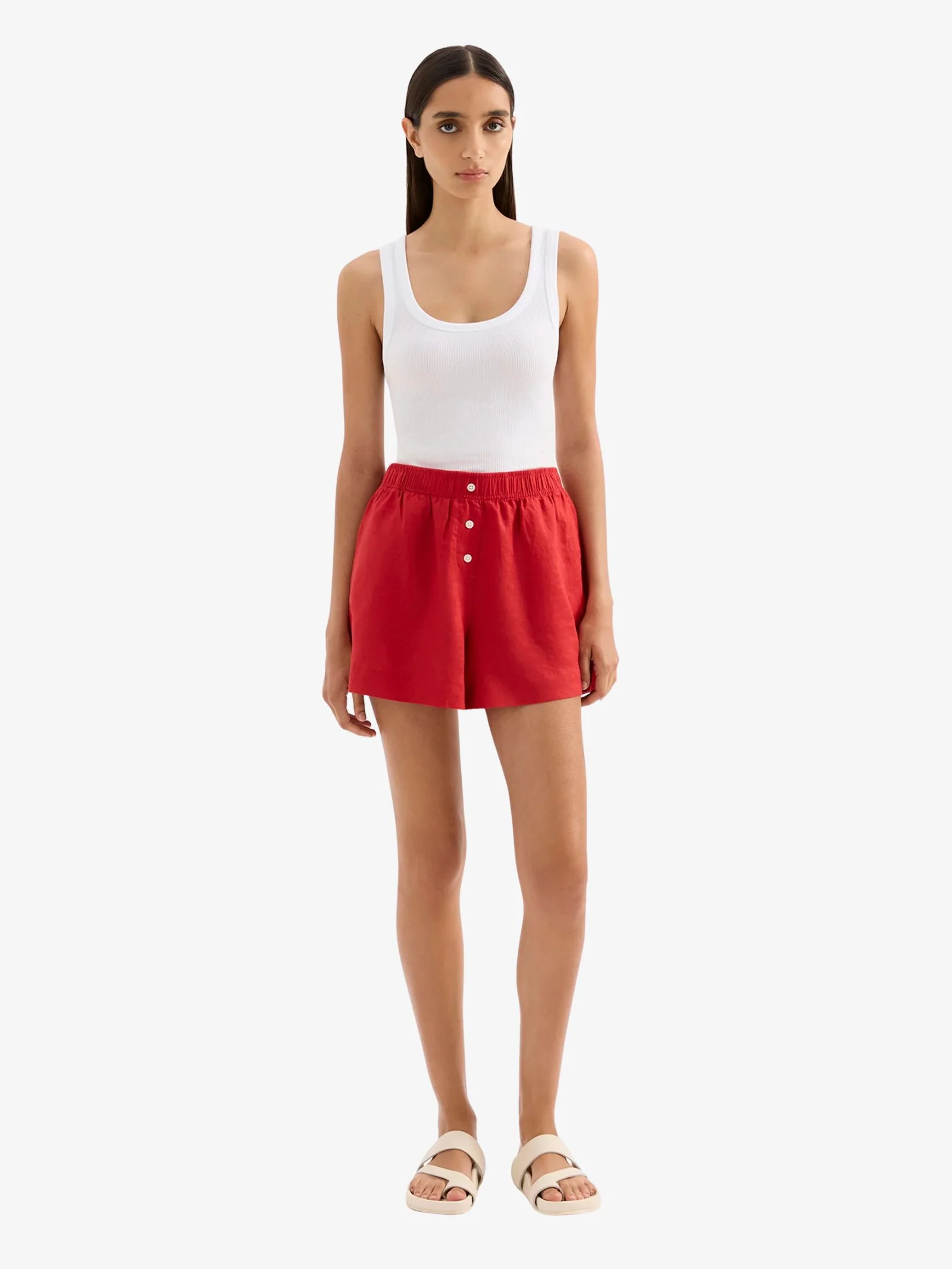 Lounge Linen Shorts - Image 5