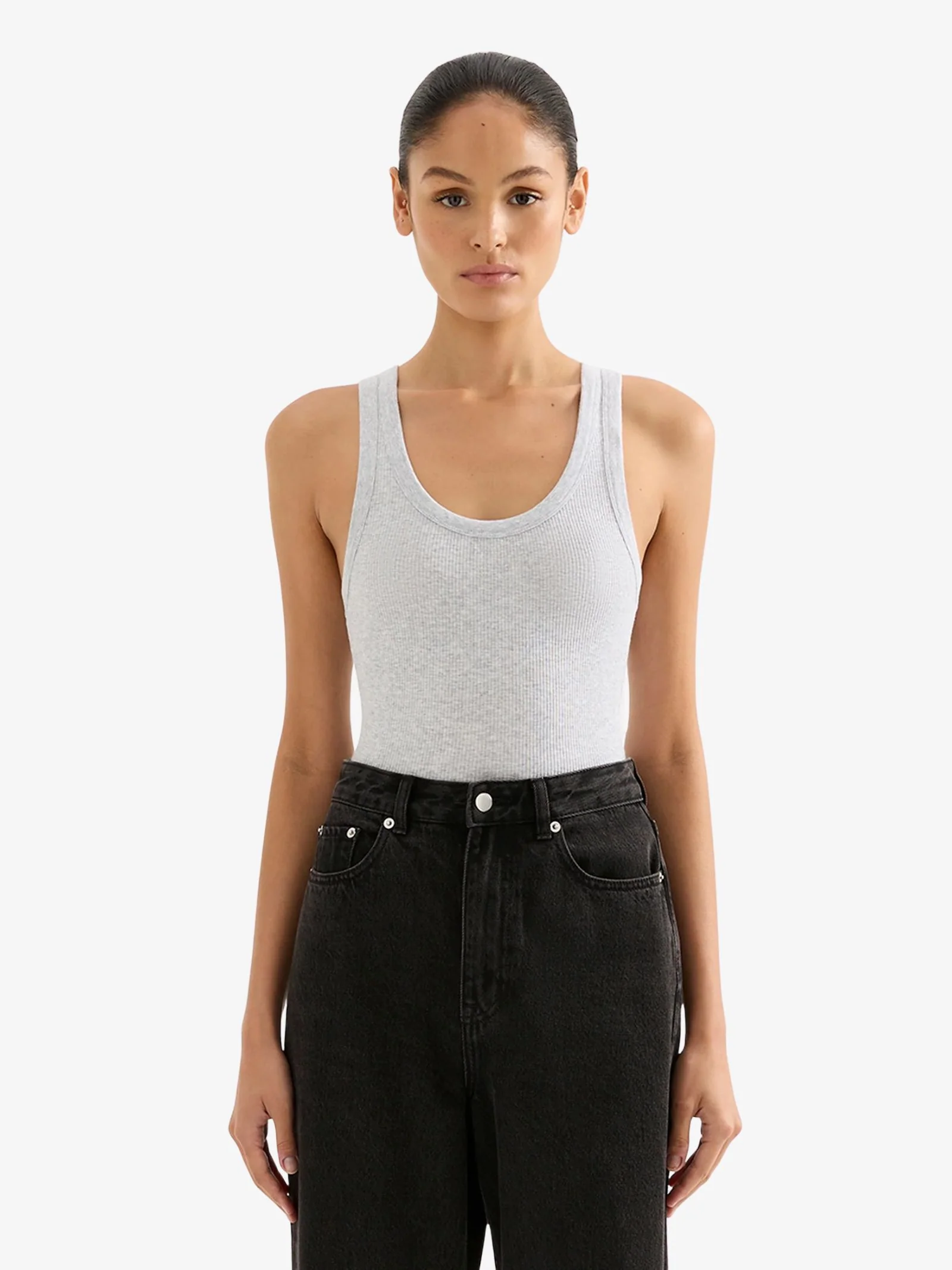Organic Rib Singlet - Image 2