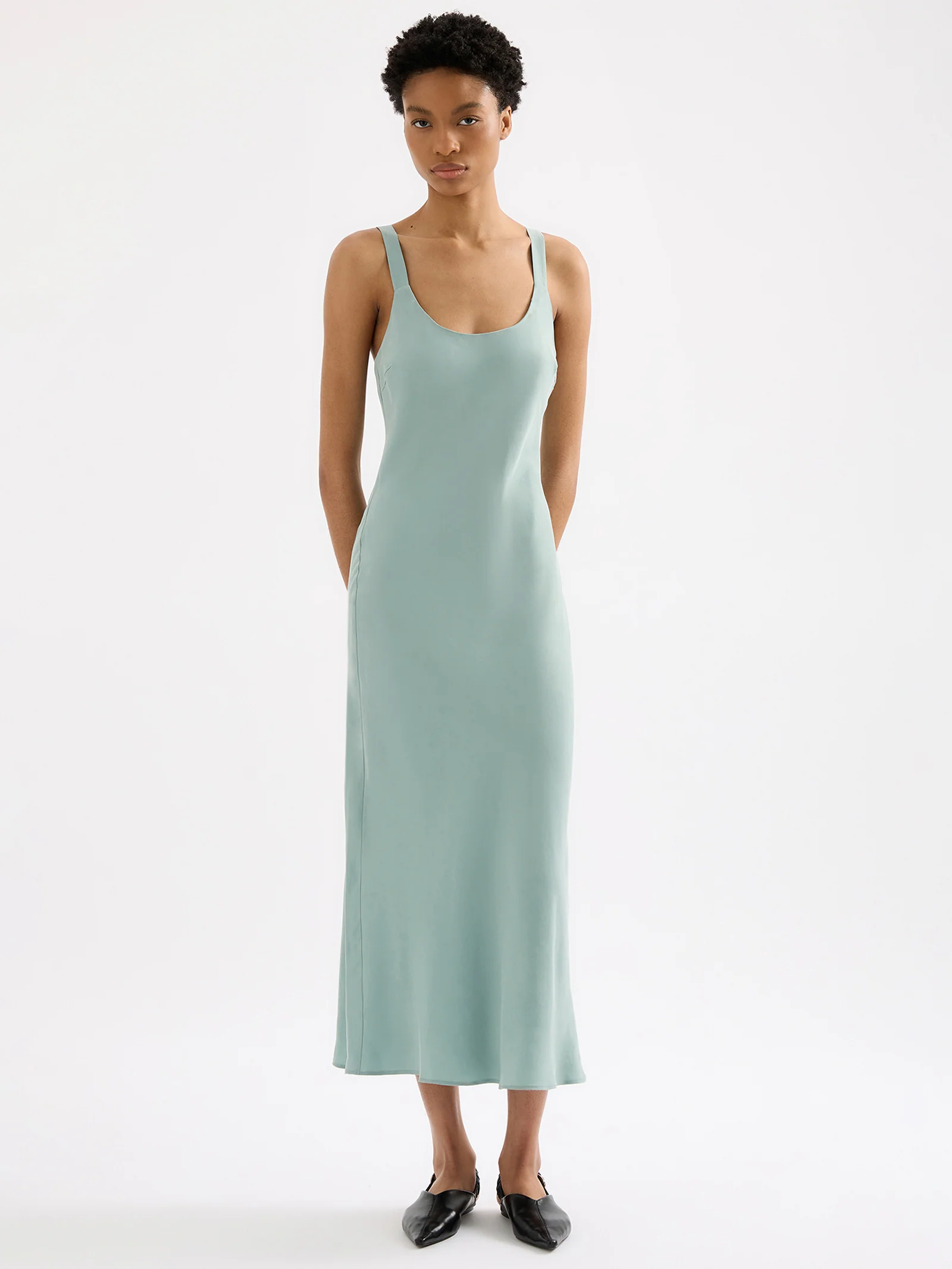 Ren Cupro Slip Dress - Image 4