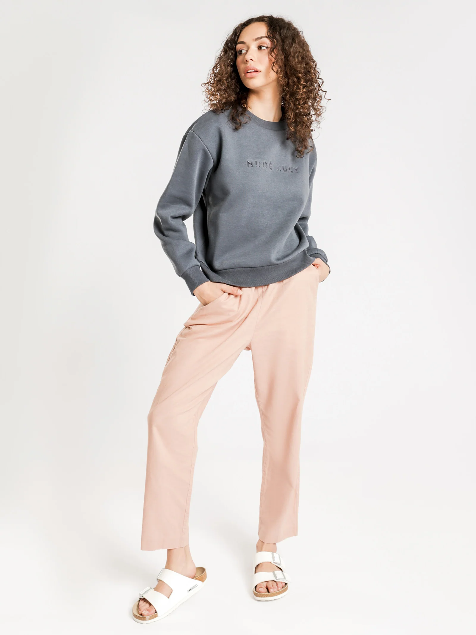 Nude Lucy Slogan Sweat - Image 3