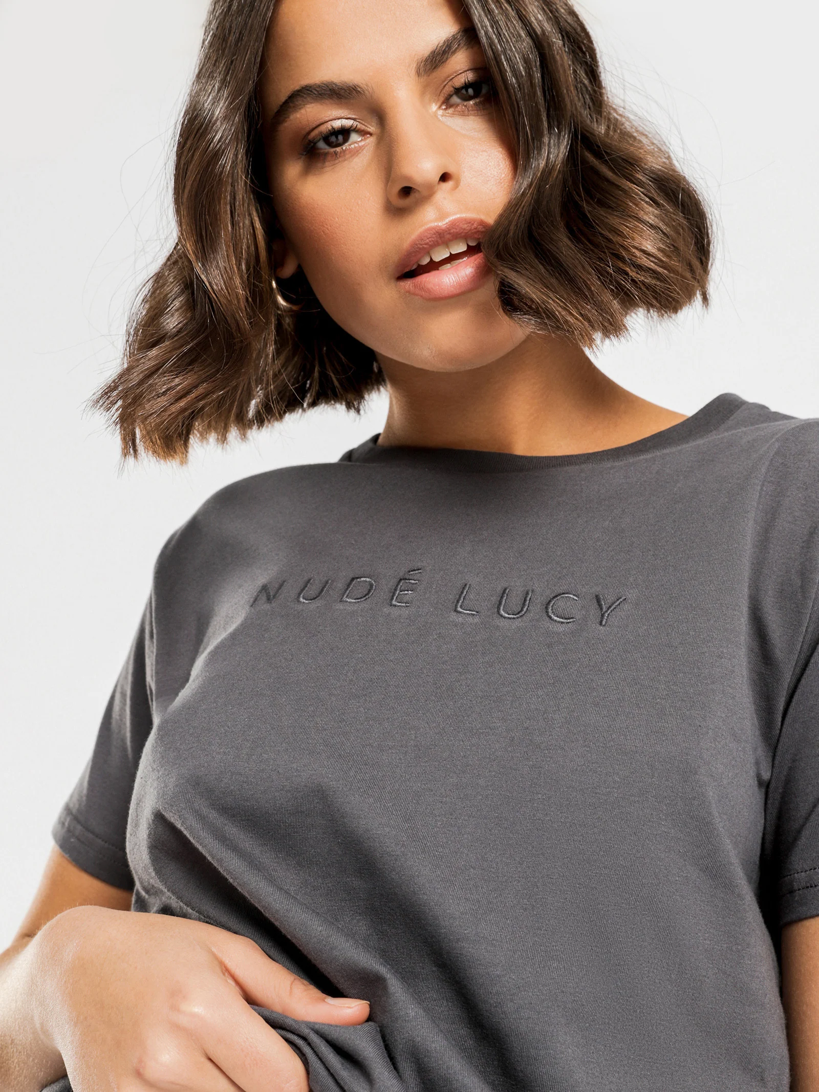 Nude Lucy Slogan T-Shirt - Image 4