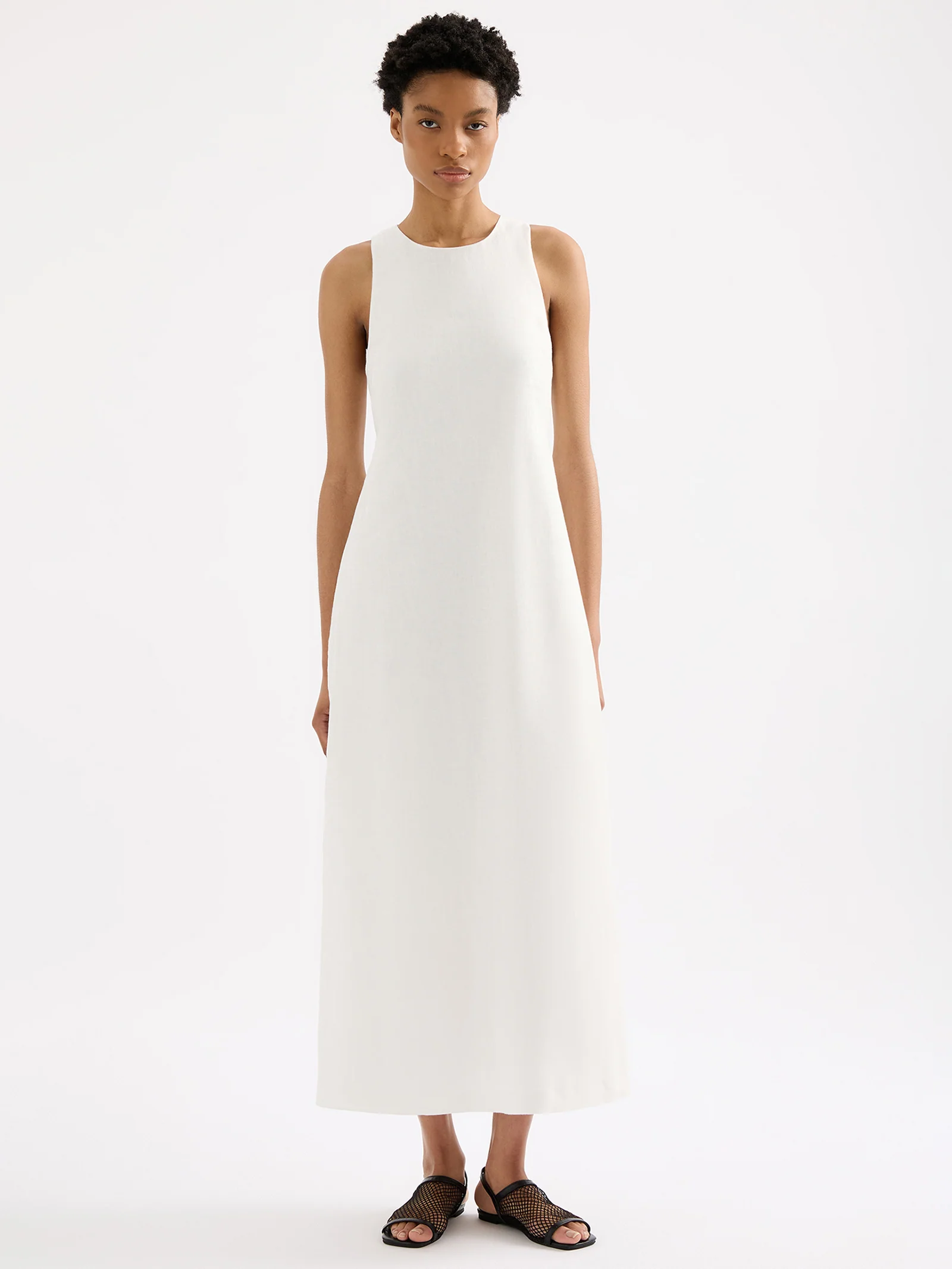 Thilda Linen Maxi Dress - Image 3