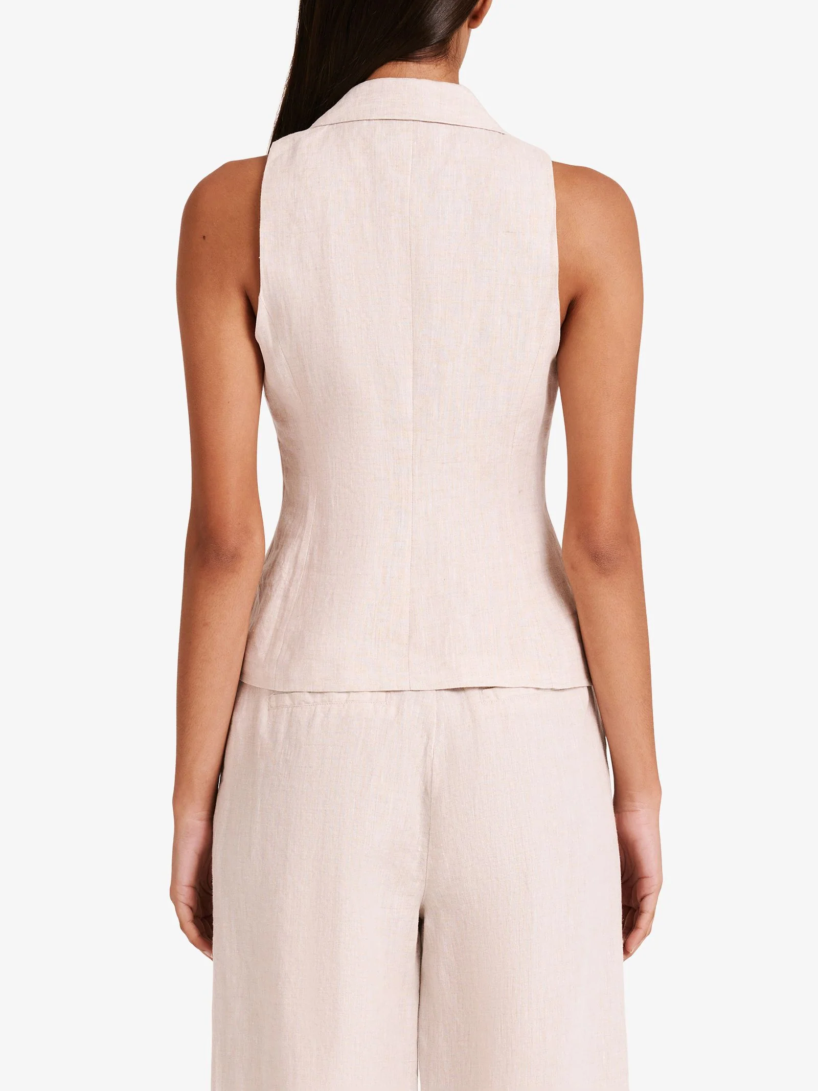 Thilda Linen Vest - Image 4