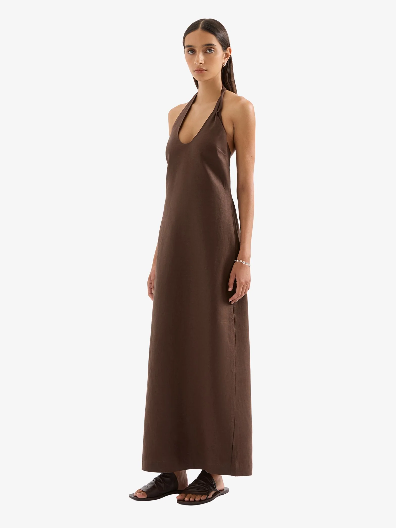 Zayda Linen Dress - Image 3