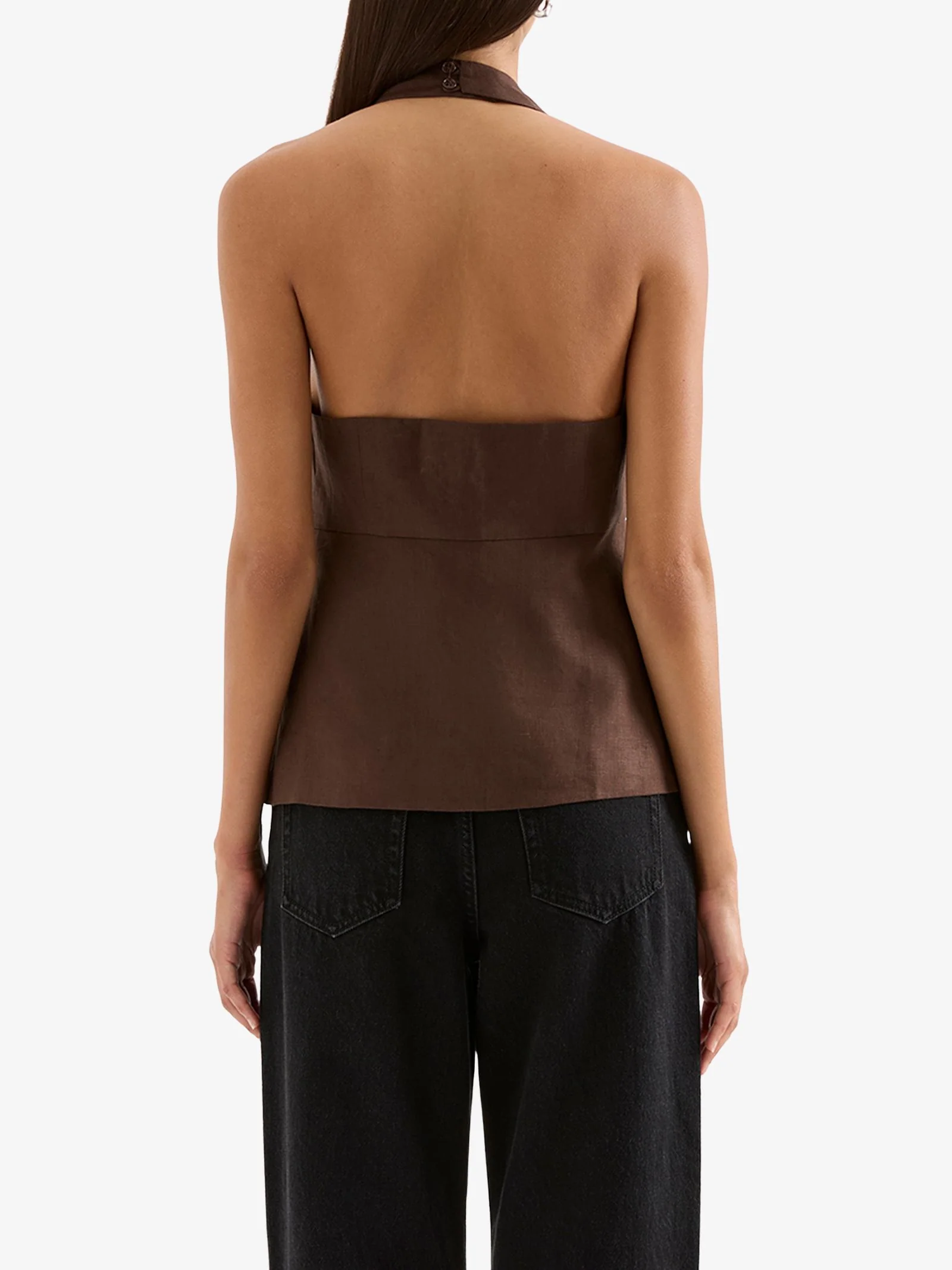 Zayda Linen Vest - Image 2