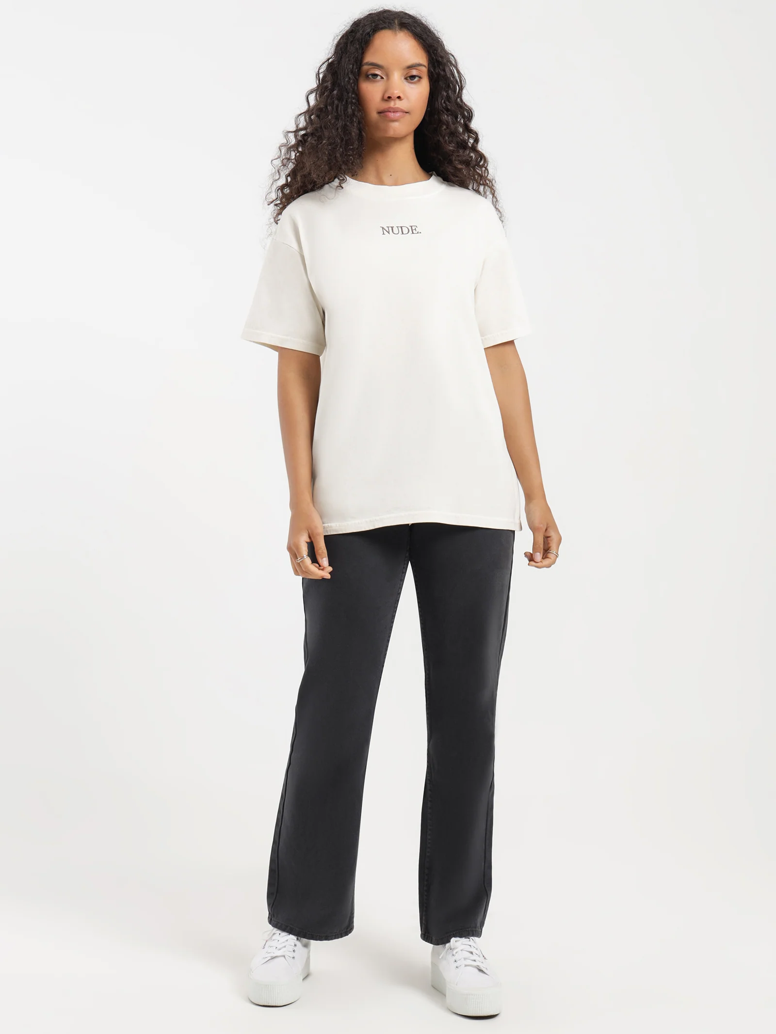 Nude Organic Boyfriend T-Shirt - Image 3