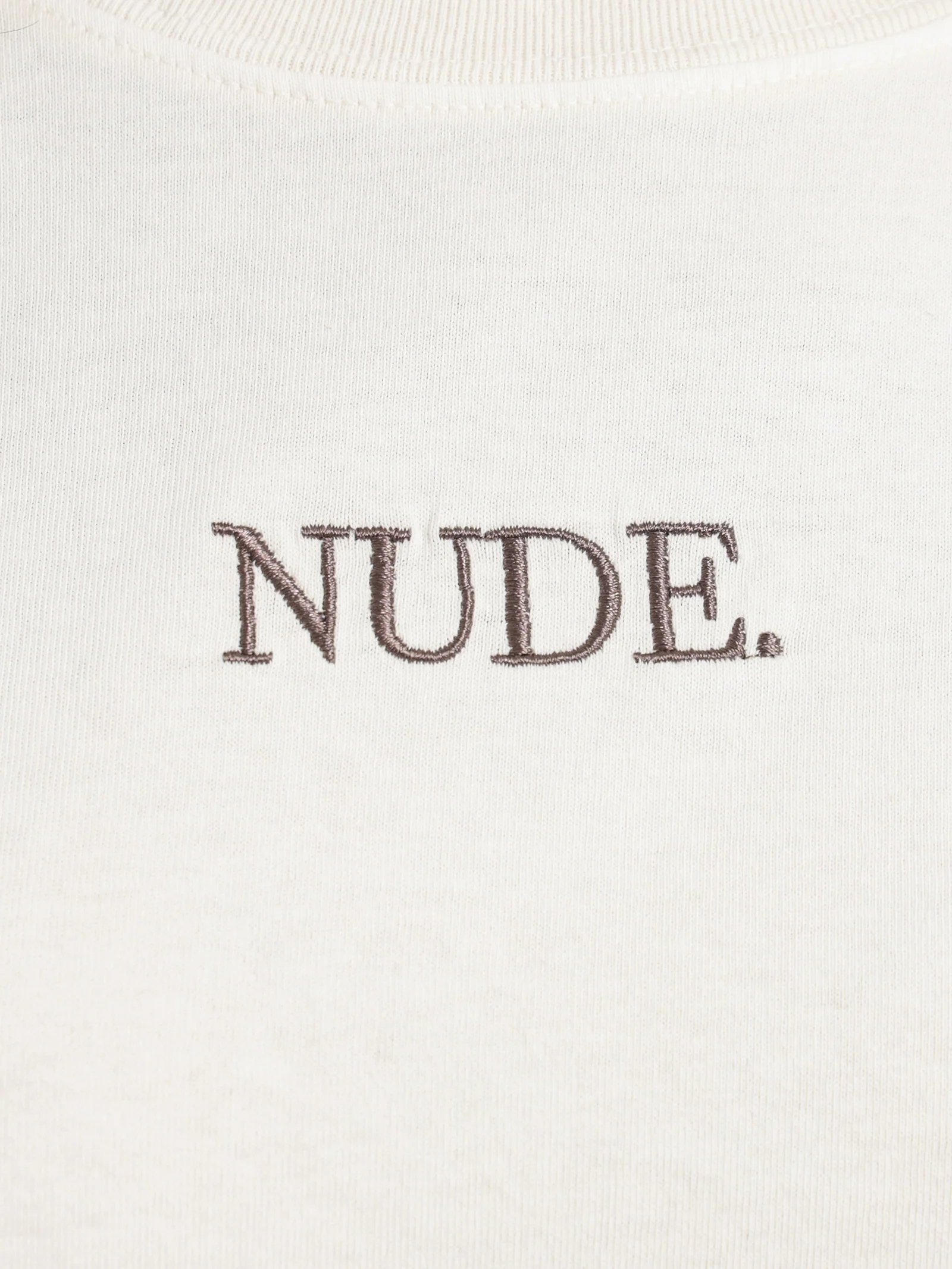 Nude Organic Boyfriend T-Shirt - Image 4