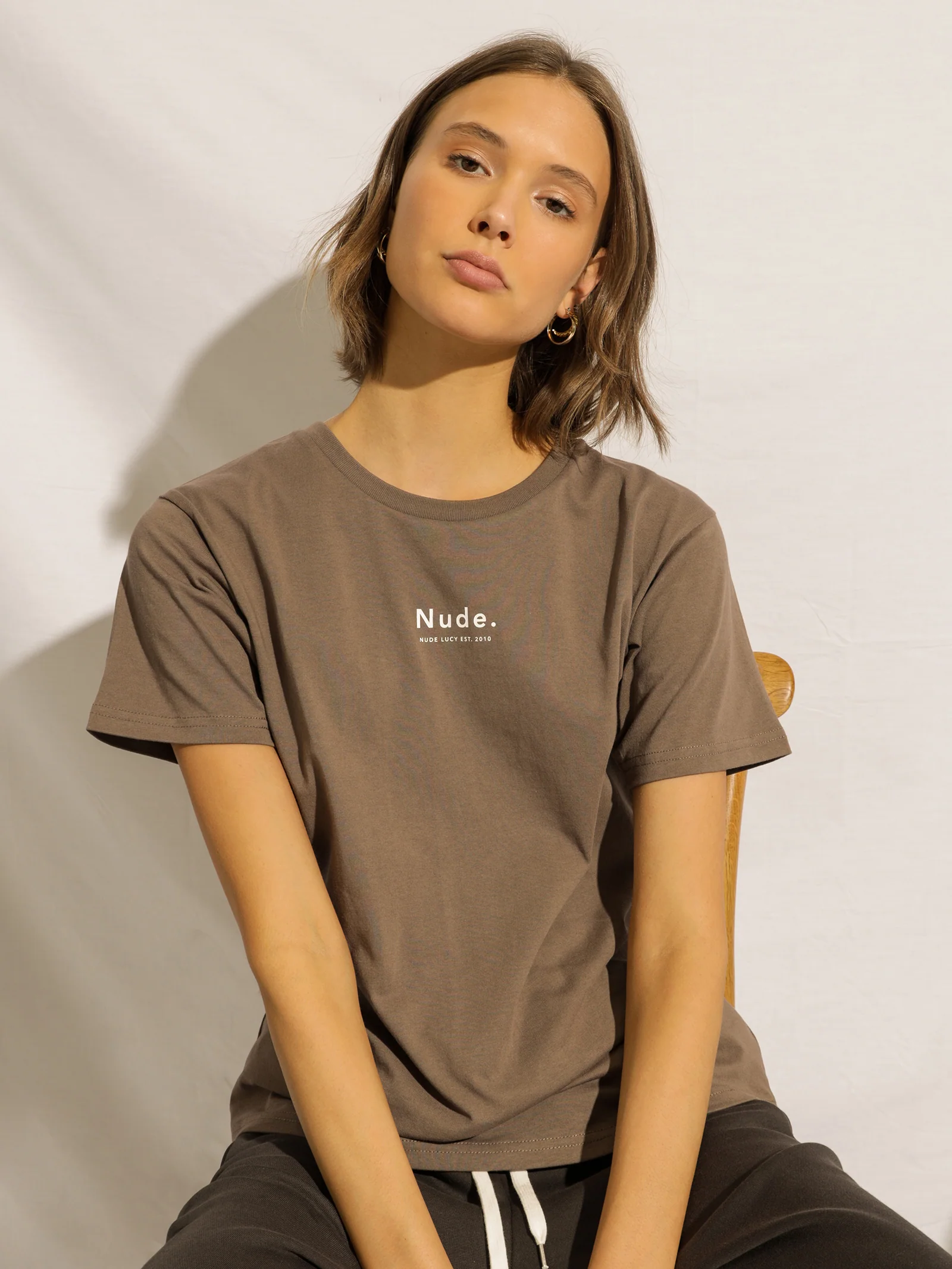 Nude Organic Heritage T-Shirt - Image 2
