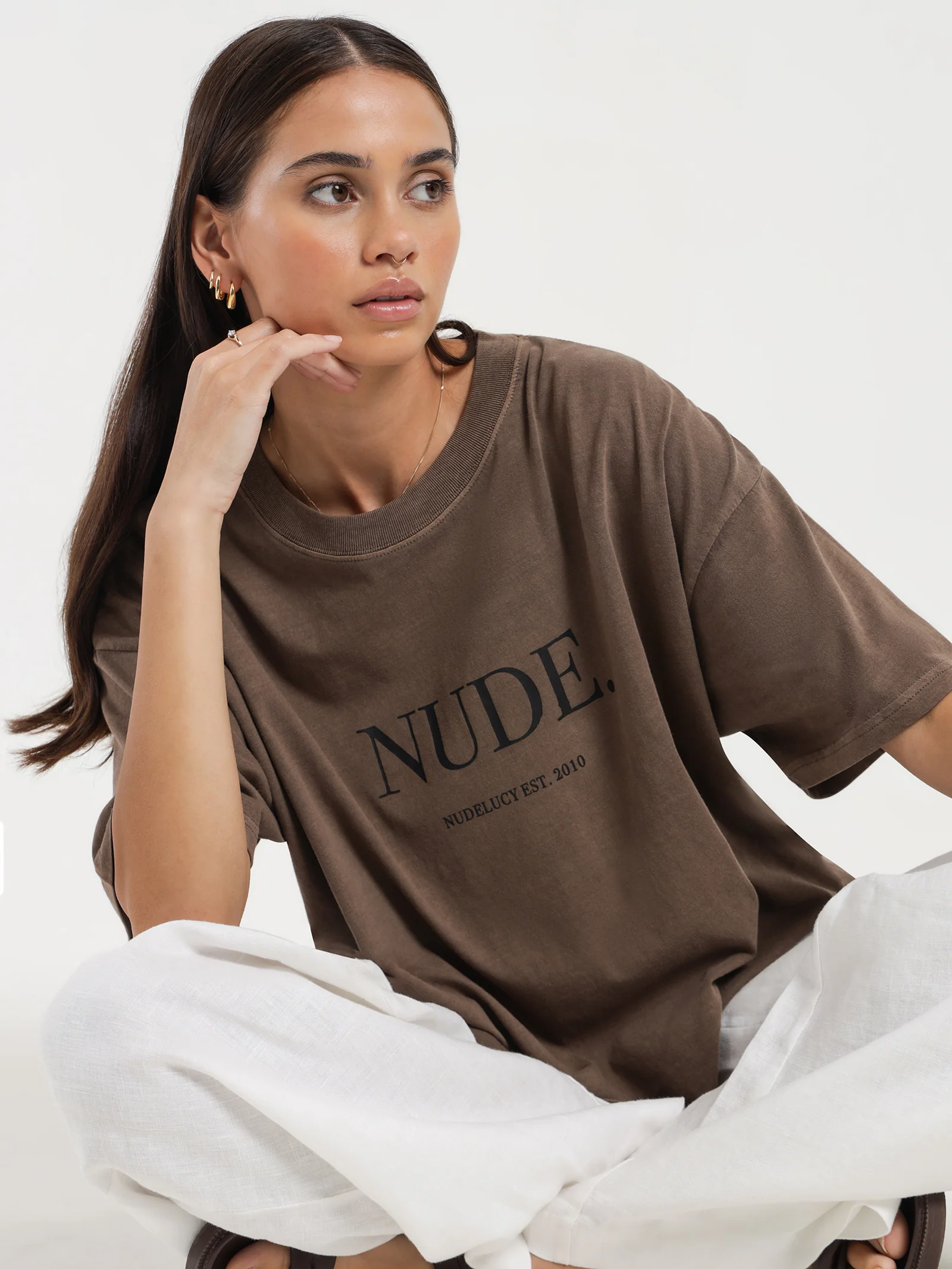 Nude Washed T-Shirt - Image 2