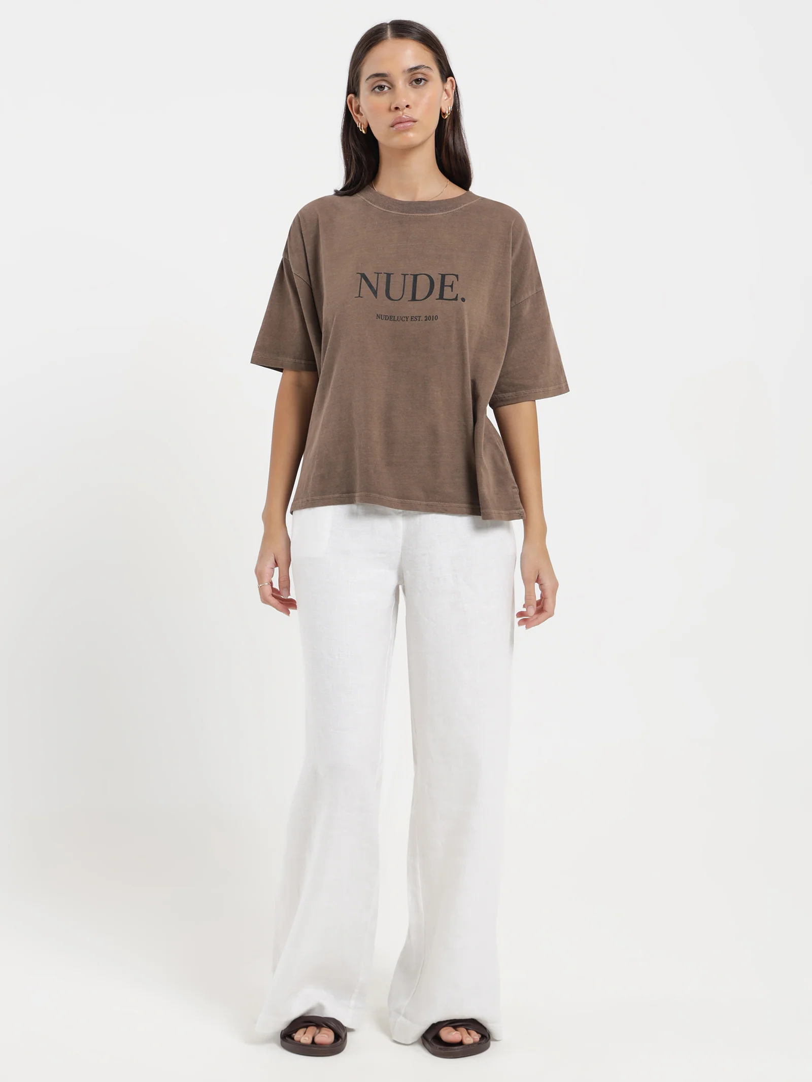 Nude Washed T-Shirt - Image 3