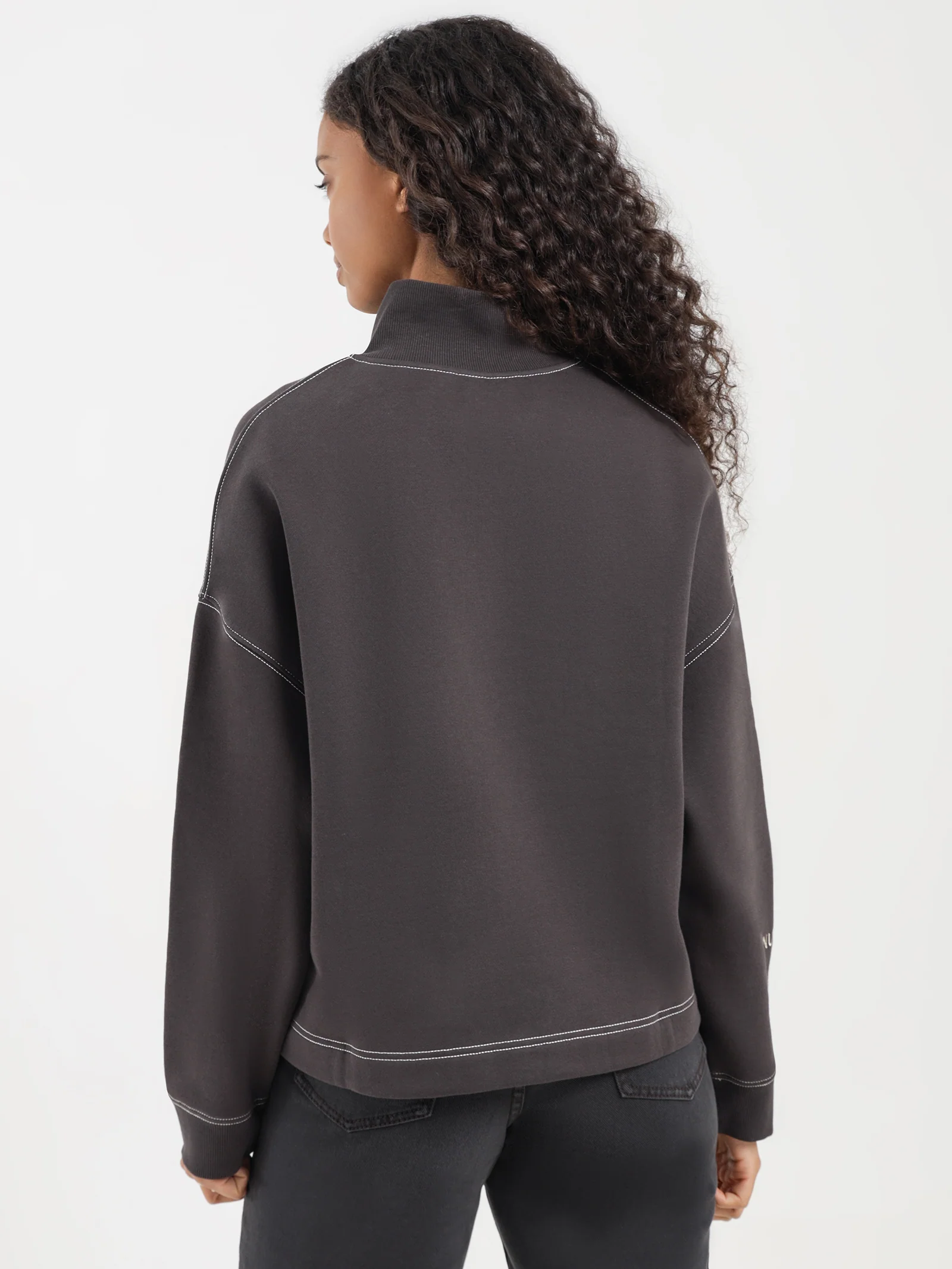 Nude Zip Front Sweat - Image 5