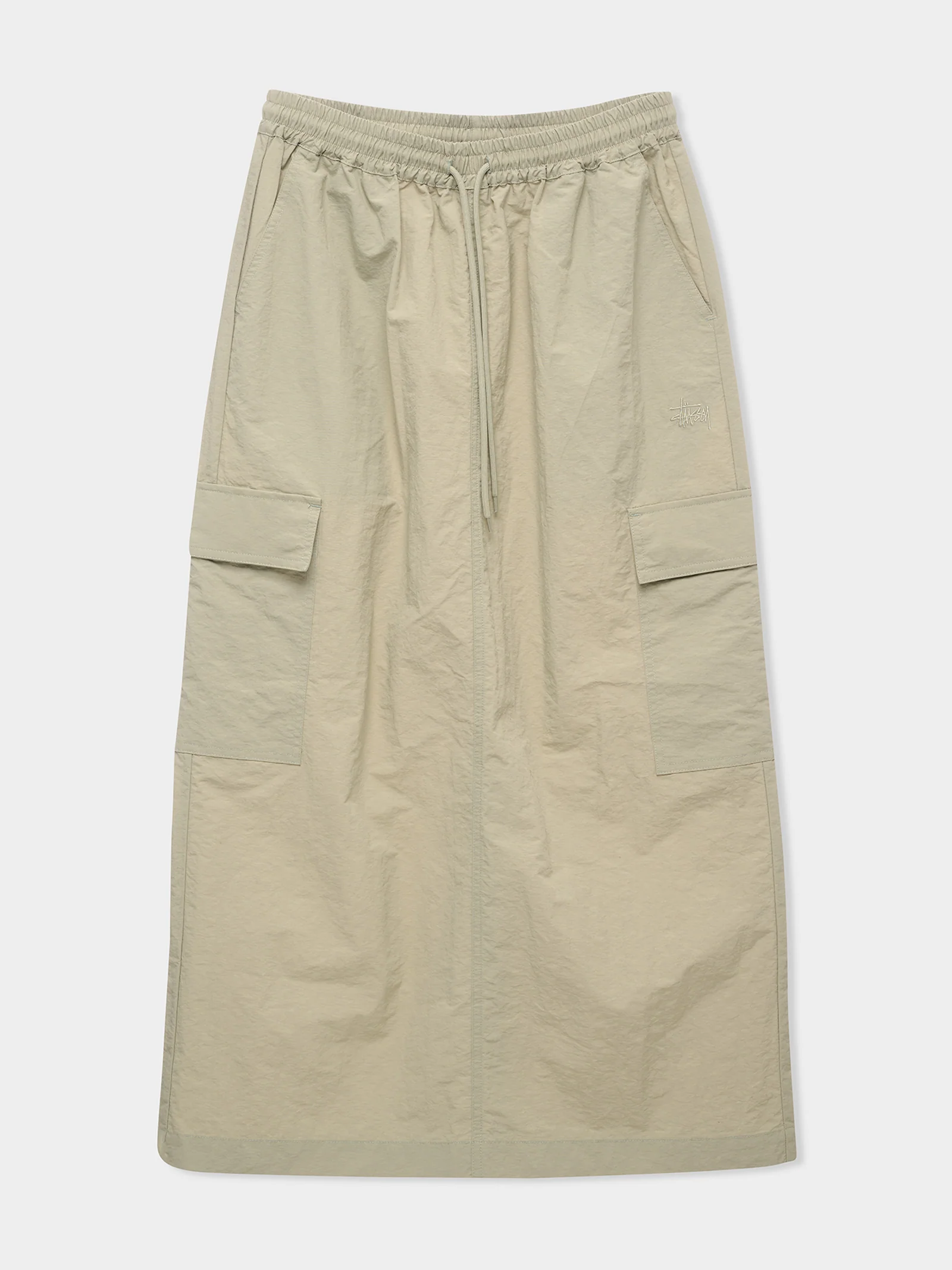 Nylon Cargo Midi Skirt - Image 4