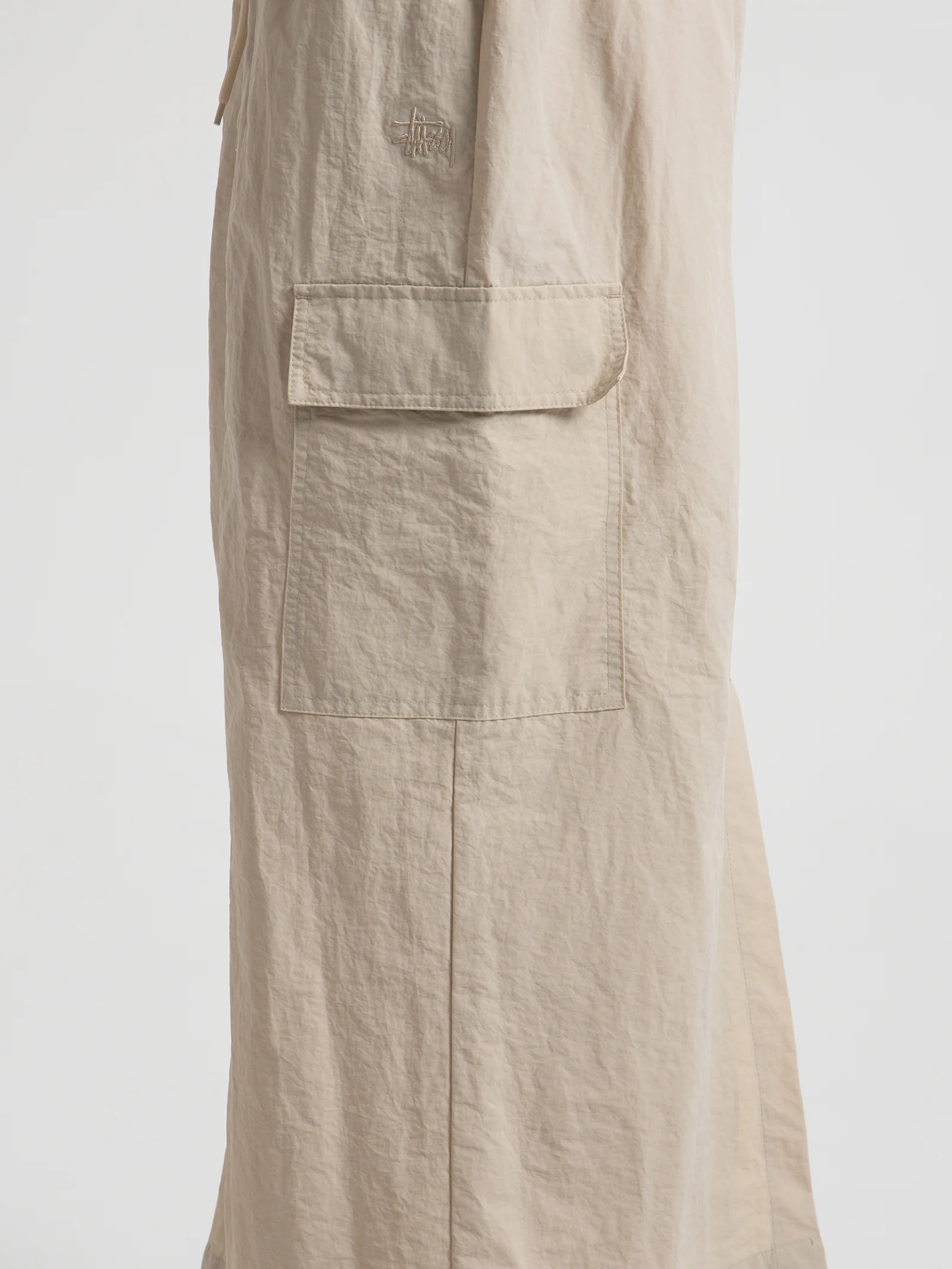 Nylon Cargo Midi Skirt - Image 2