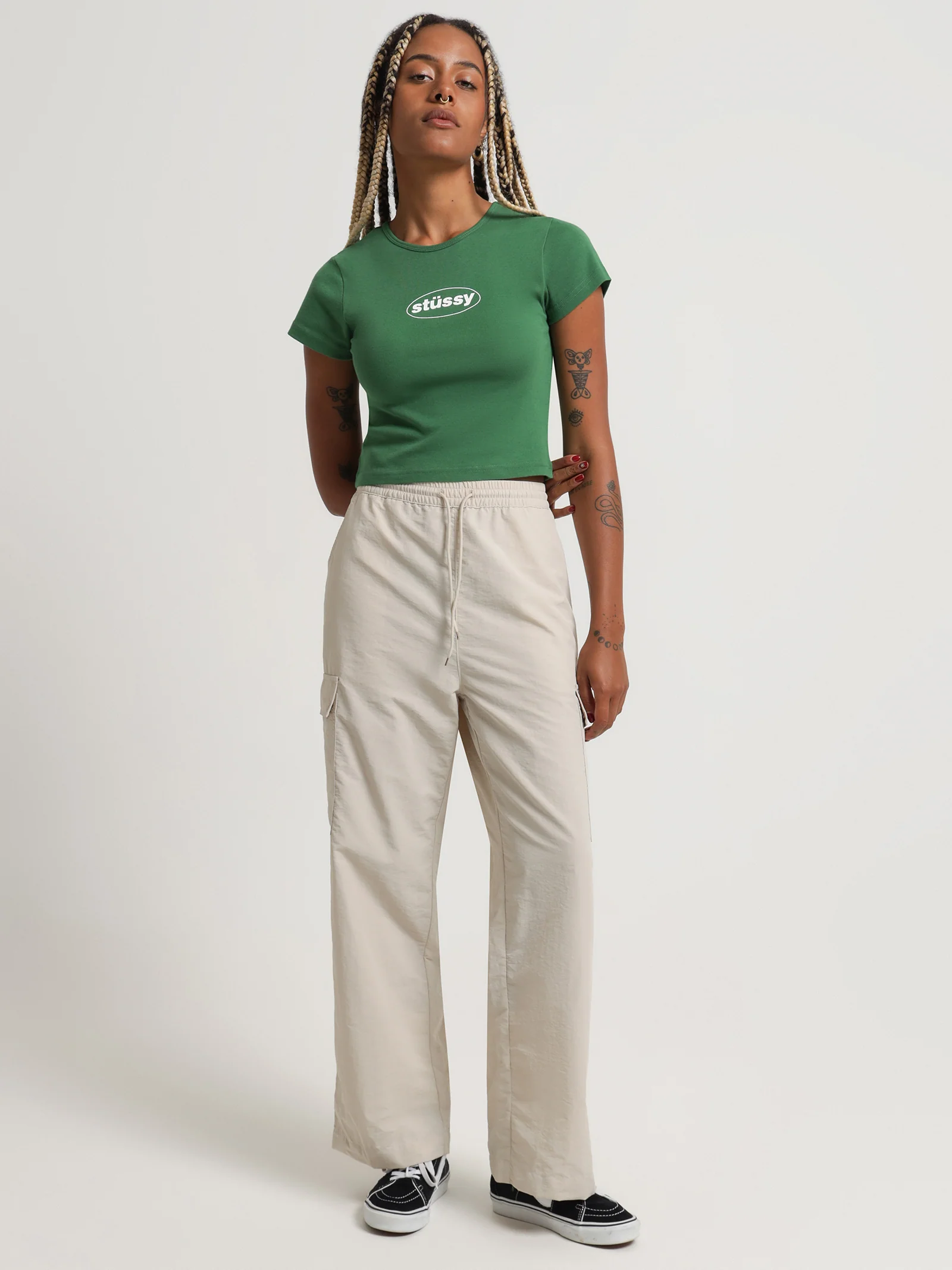 Nylon Cargo Pants - Image 2
