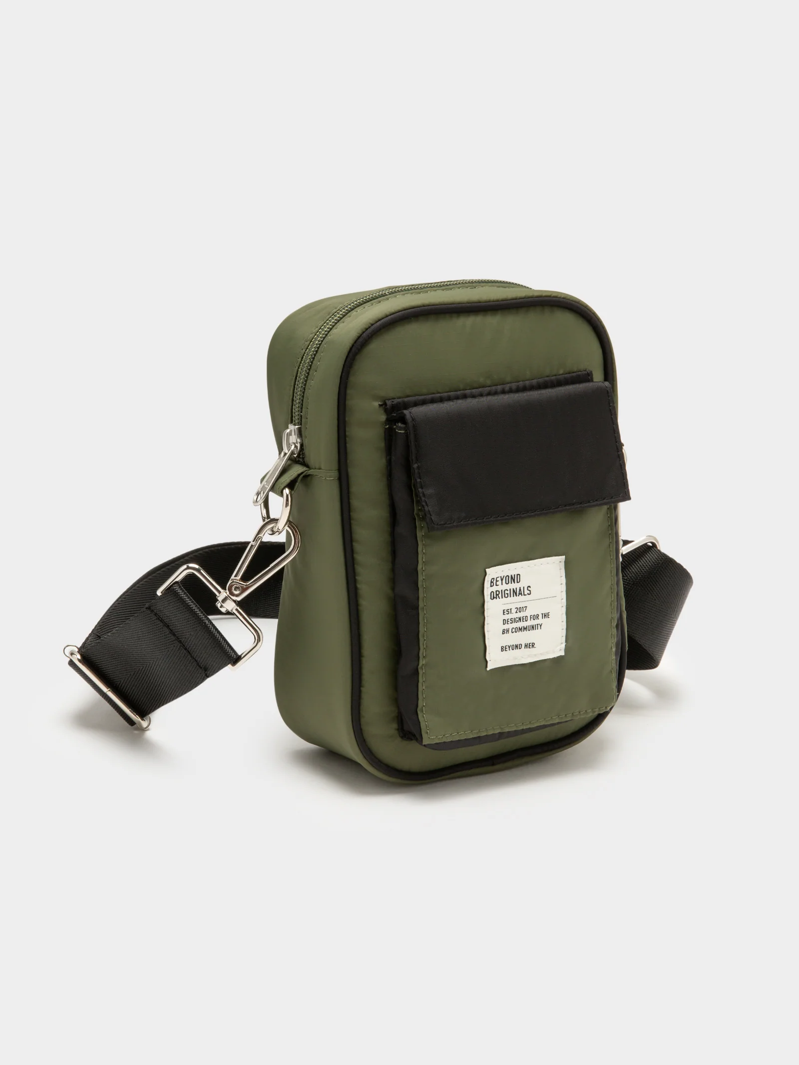 Nylon Cross Body Bag - Image 4
