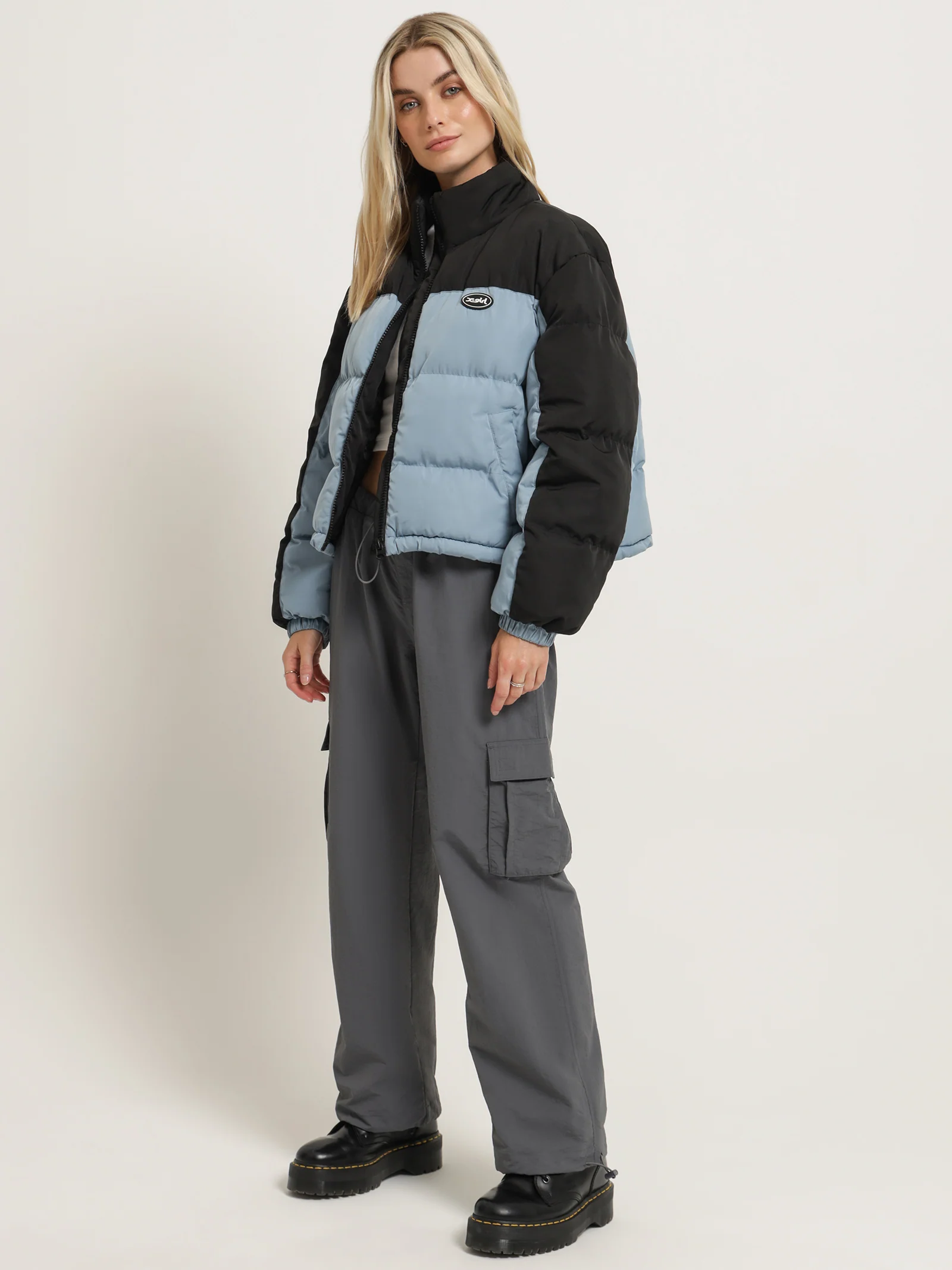 Nylon Low-Rise Cargo Pants - Image 3