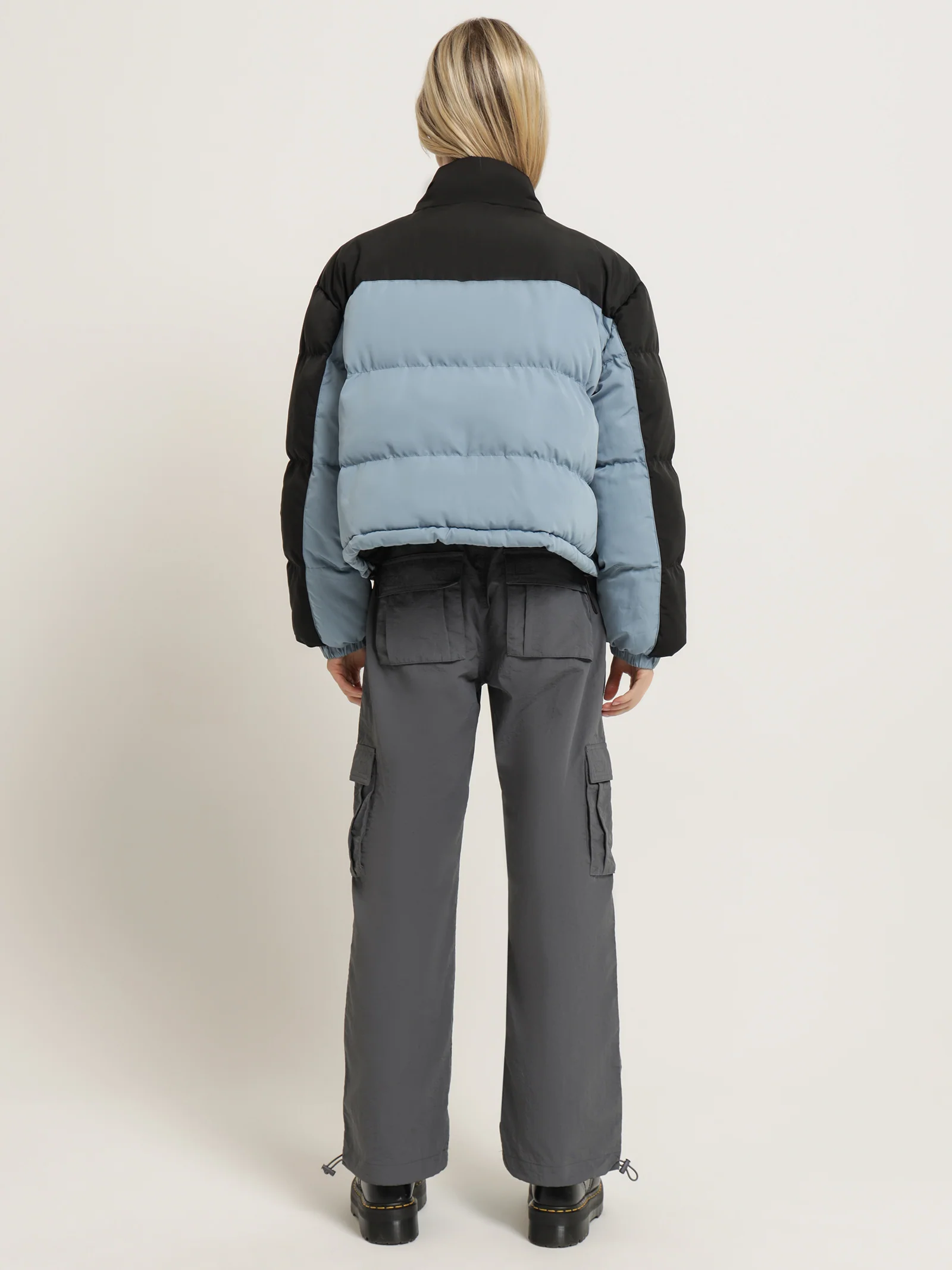 Nylon Low-Rise Cargo Pants - Image 6