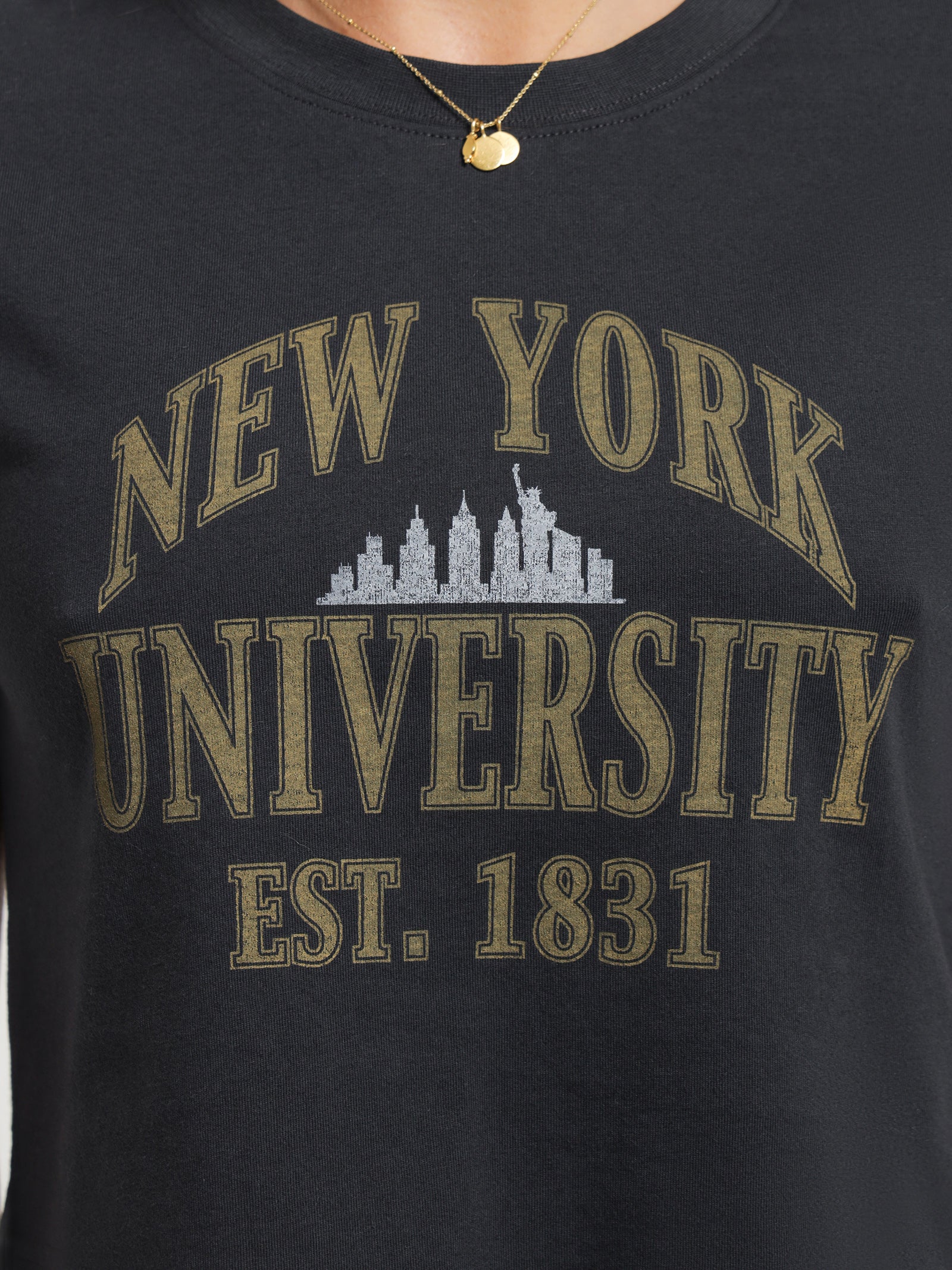 NYU Vintage Arch Mini T-Shirt - Image 3