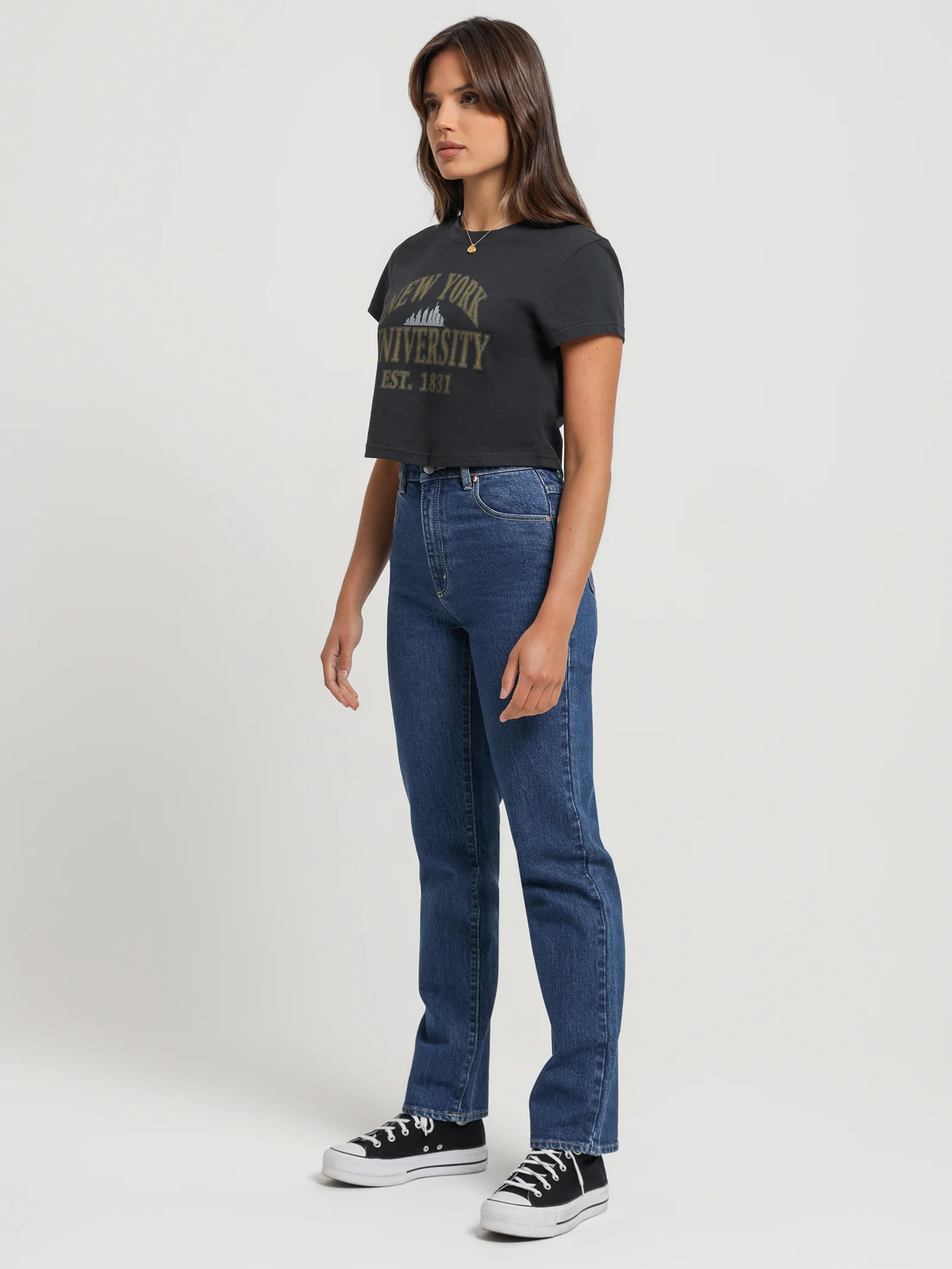 NYU Vintage Arch Mini T-Shirt - Image 4