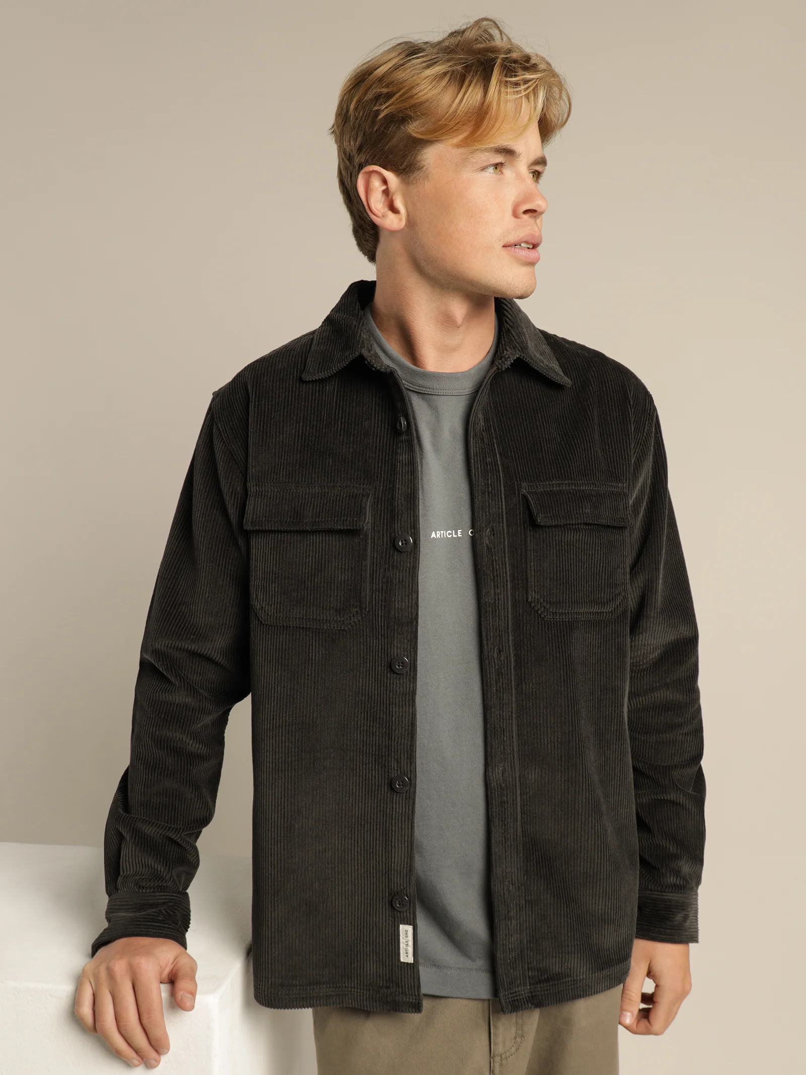 Oakes Cord Overshirt - Image 3