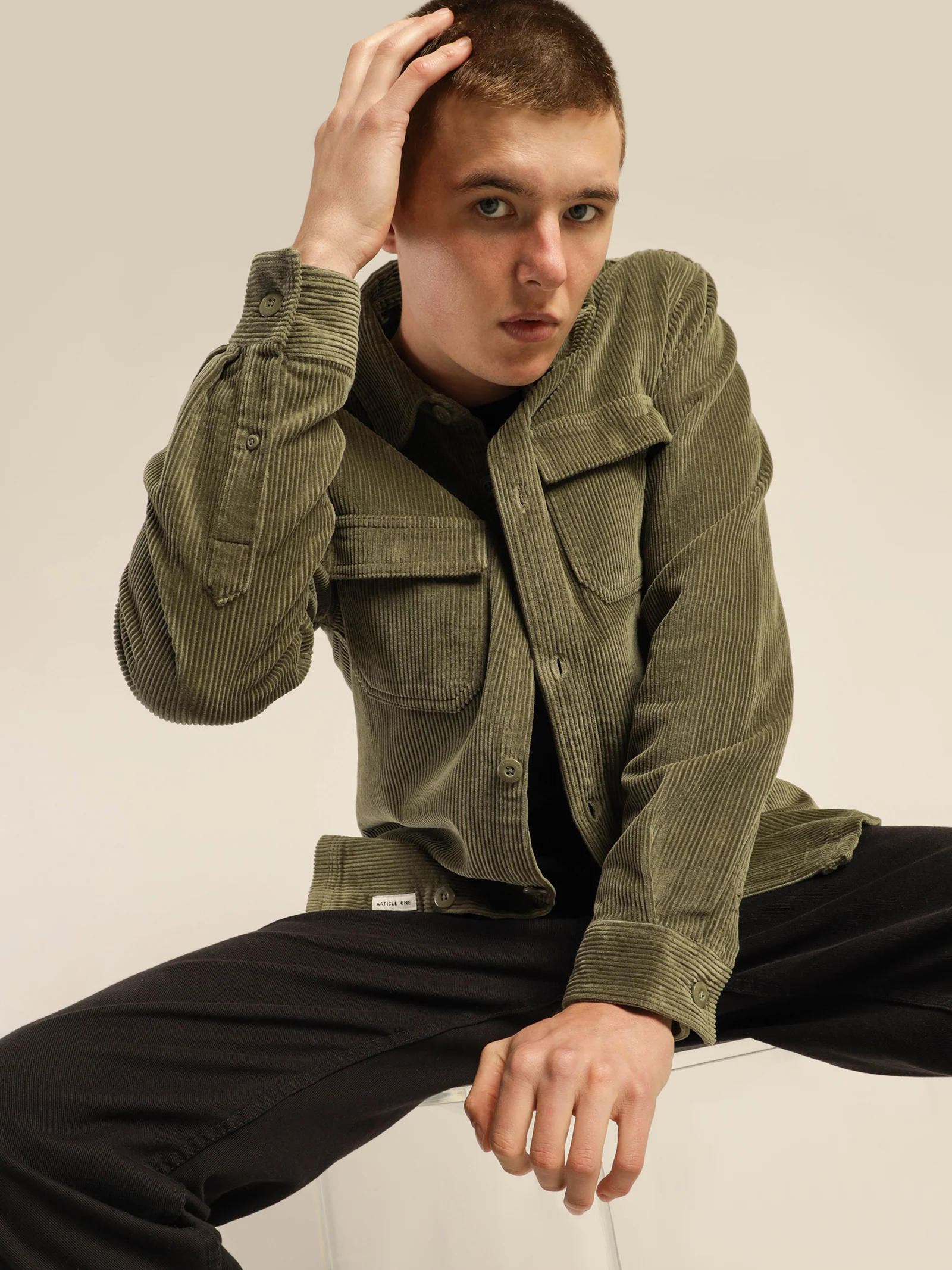 Oakes Cord Overshirt - Image 2