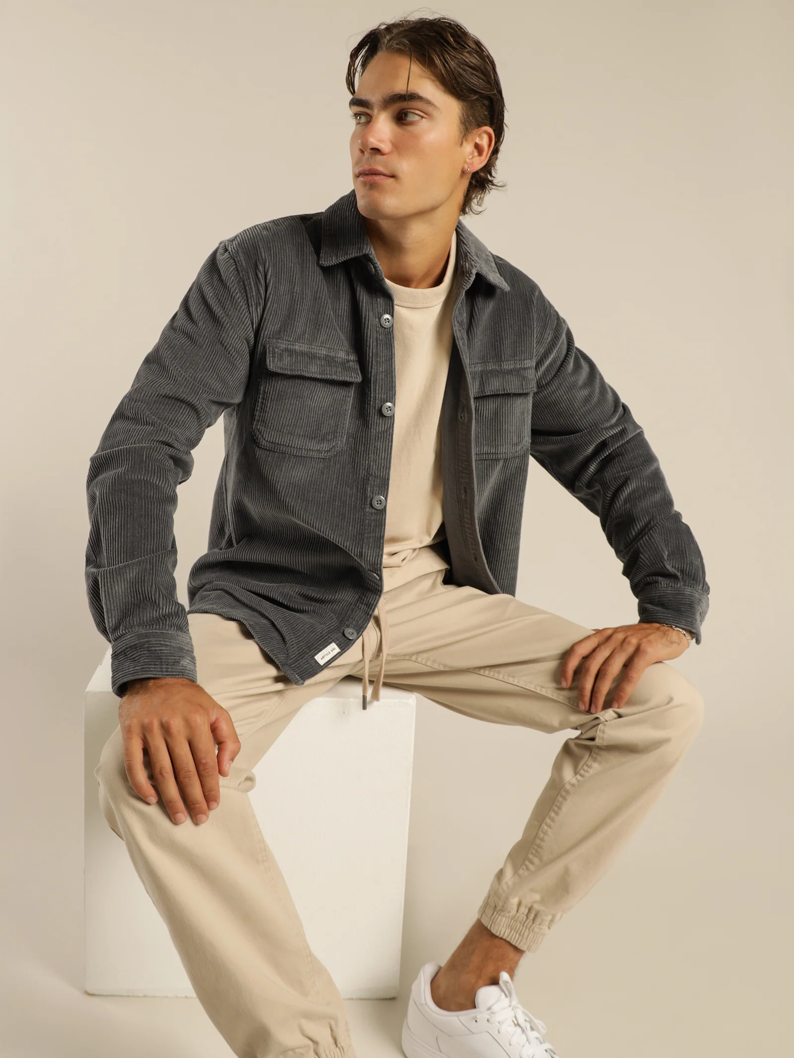 Oakes Cord Overshirt - Image 2