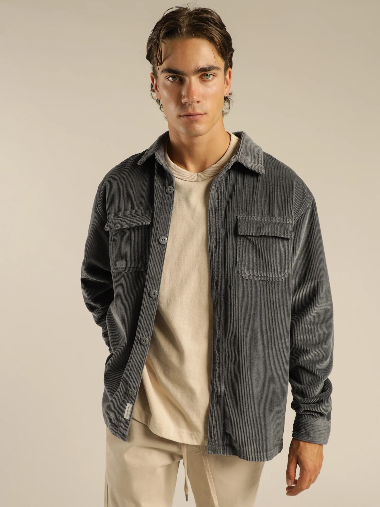Oakes Cord Overshirt - Image 3