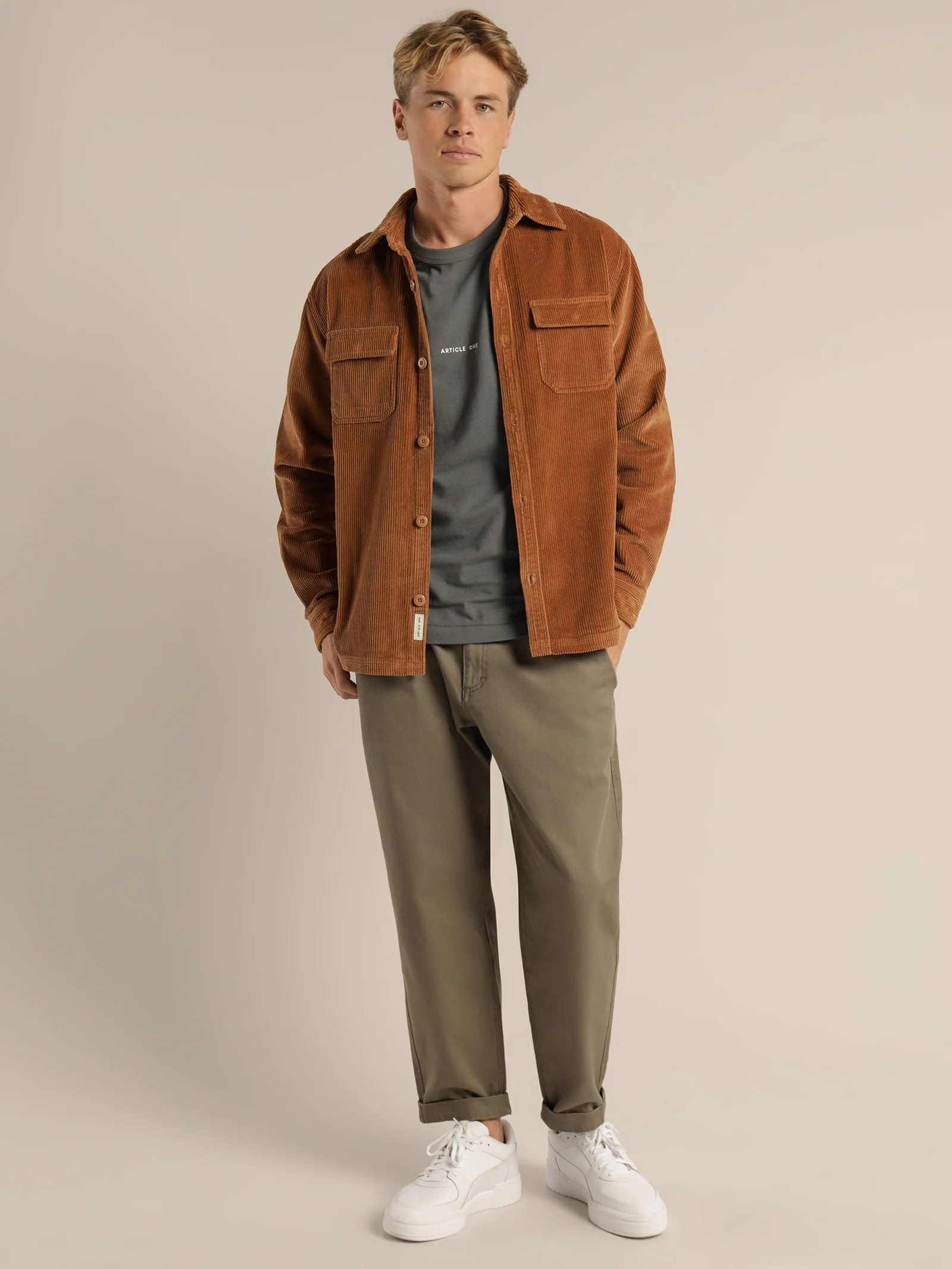 Oakes Cord Overshirt - Image 3