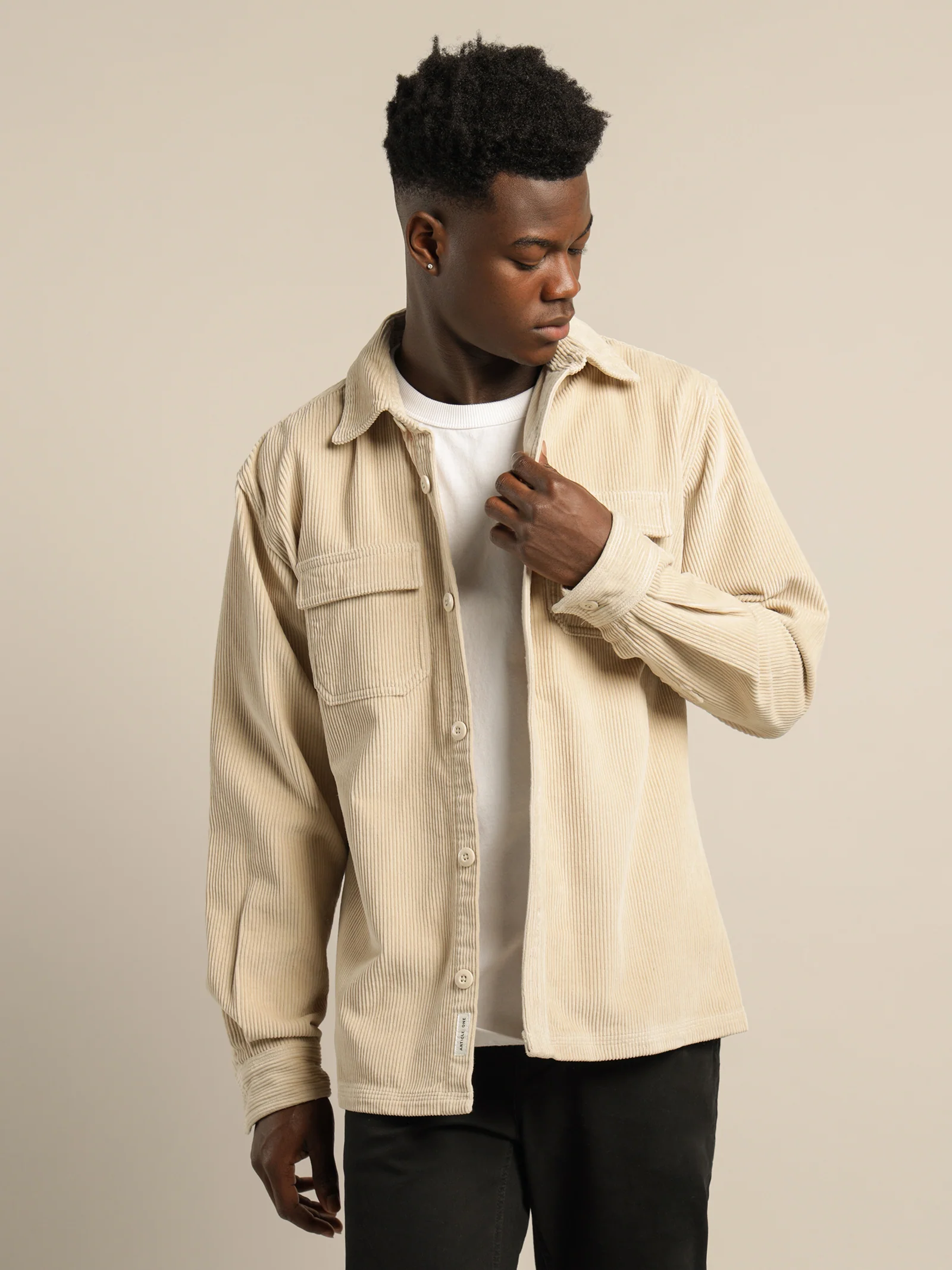 Oakes Cord Overshirt - Image 3