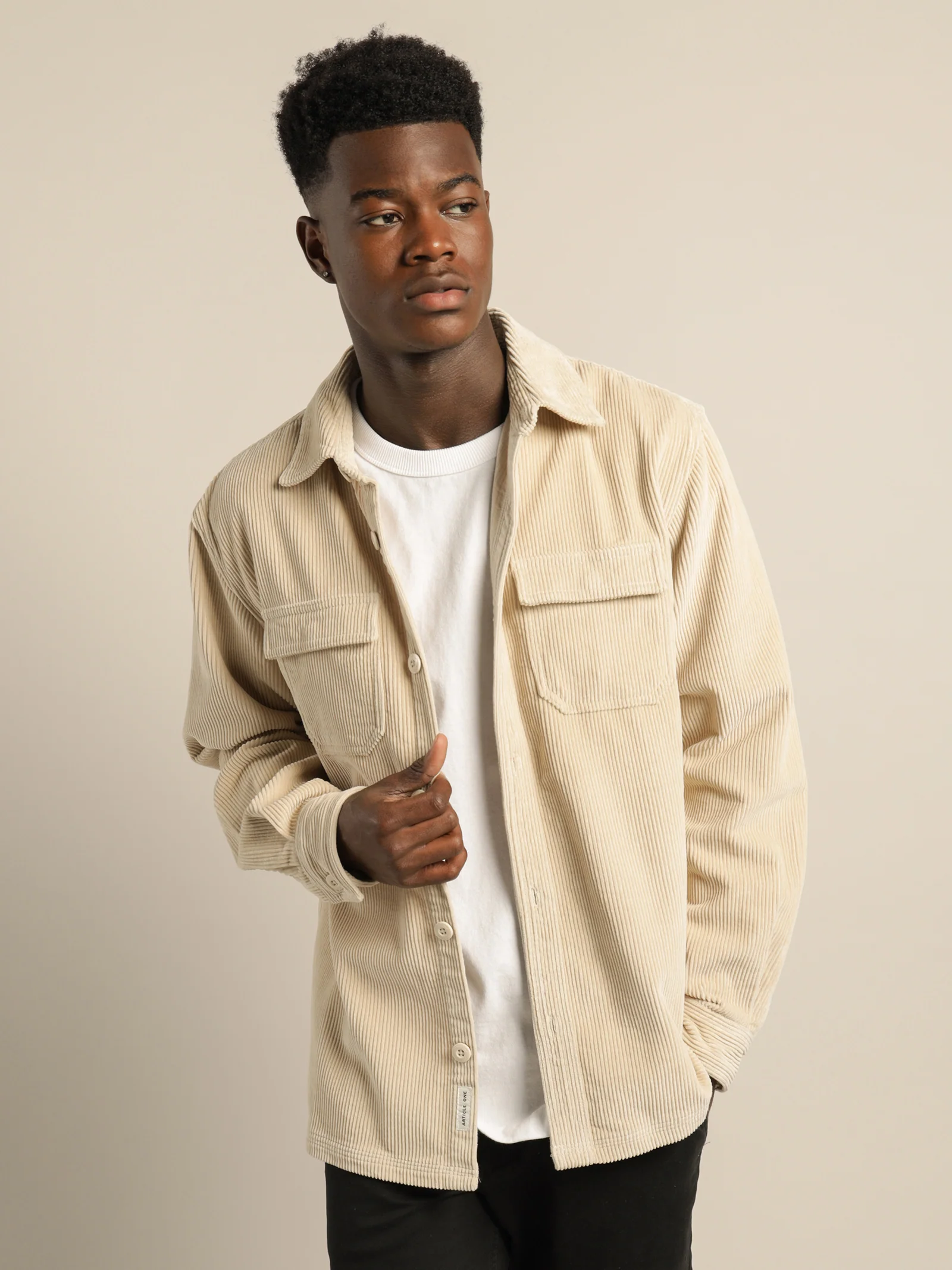 Oakes Cord Overshirt - Image 7