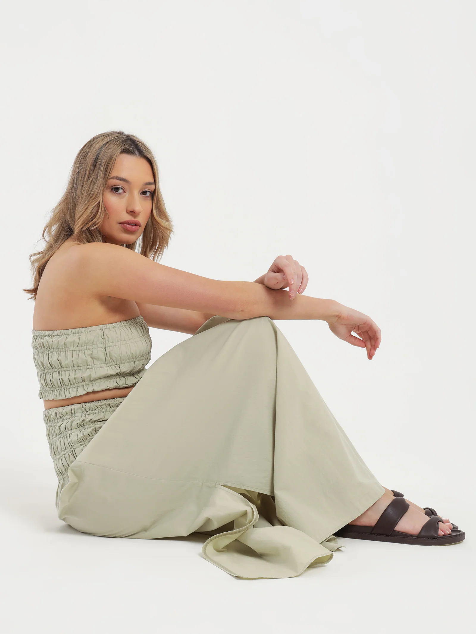 Oasis Poplin Maxi Skirt - Image 2