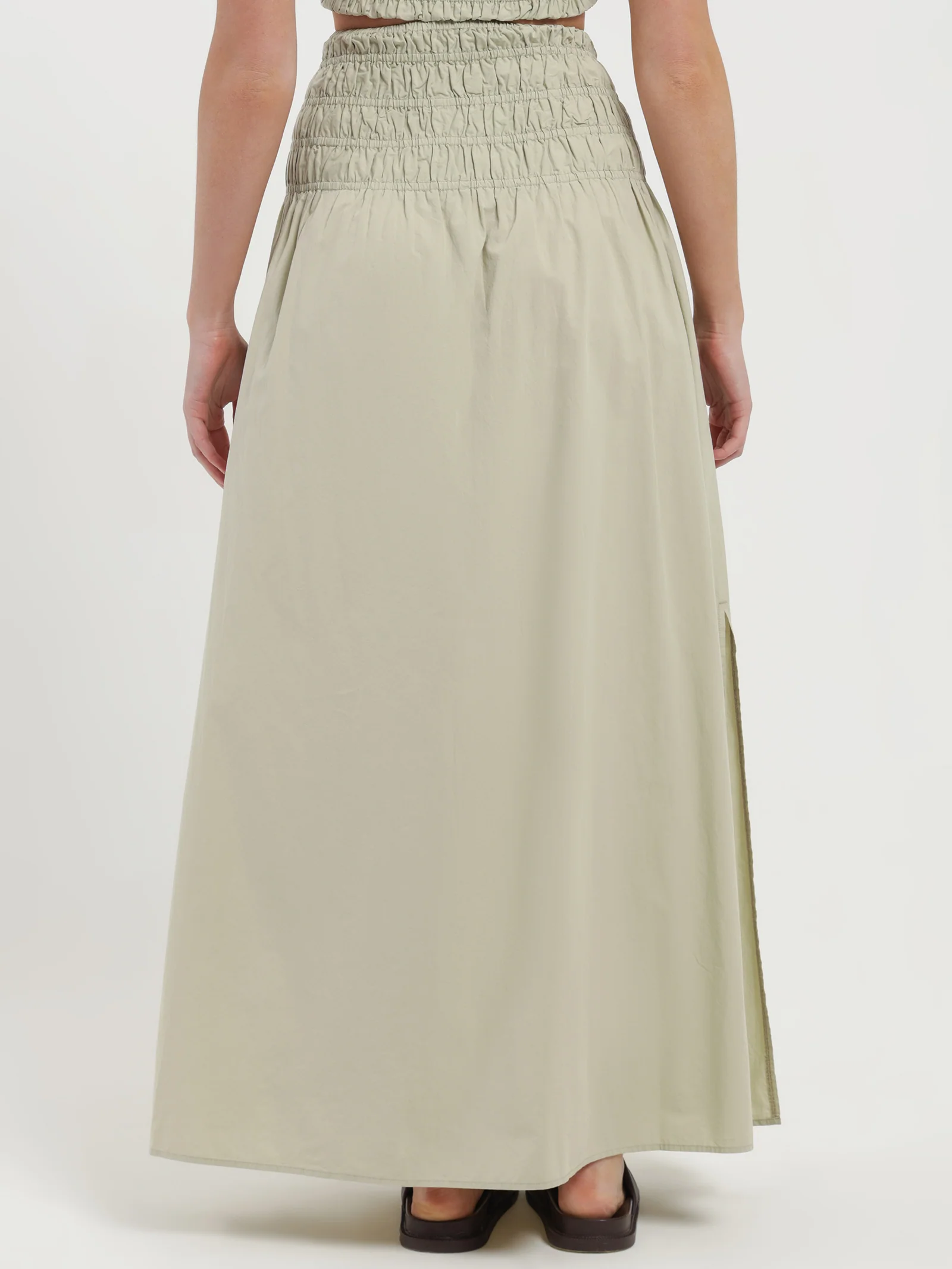 Oasis Poplin Maxi Skirt - Image 5