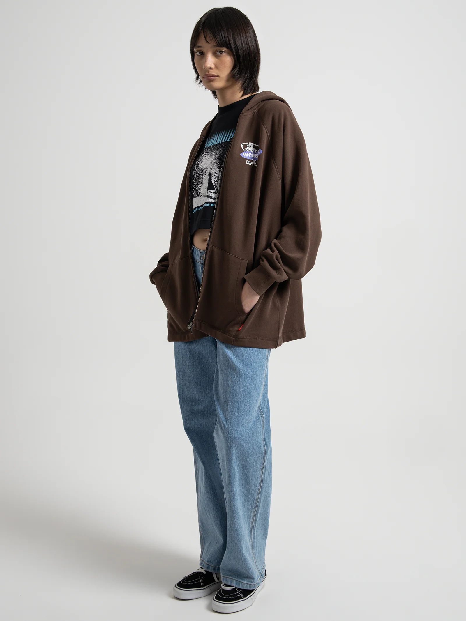 Offerings Oversized Zip Hoodie - Image 4