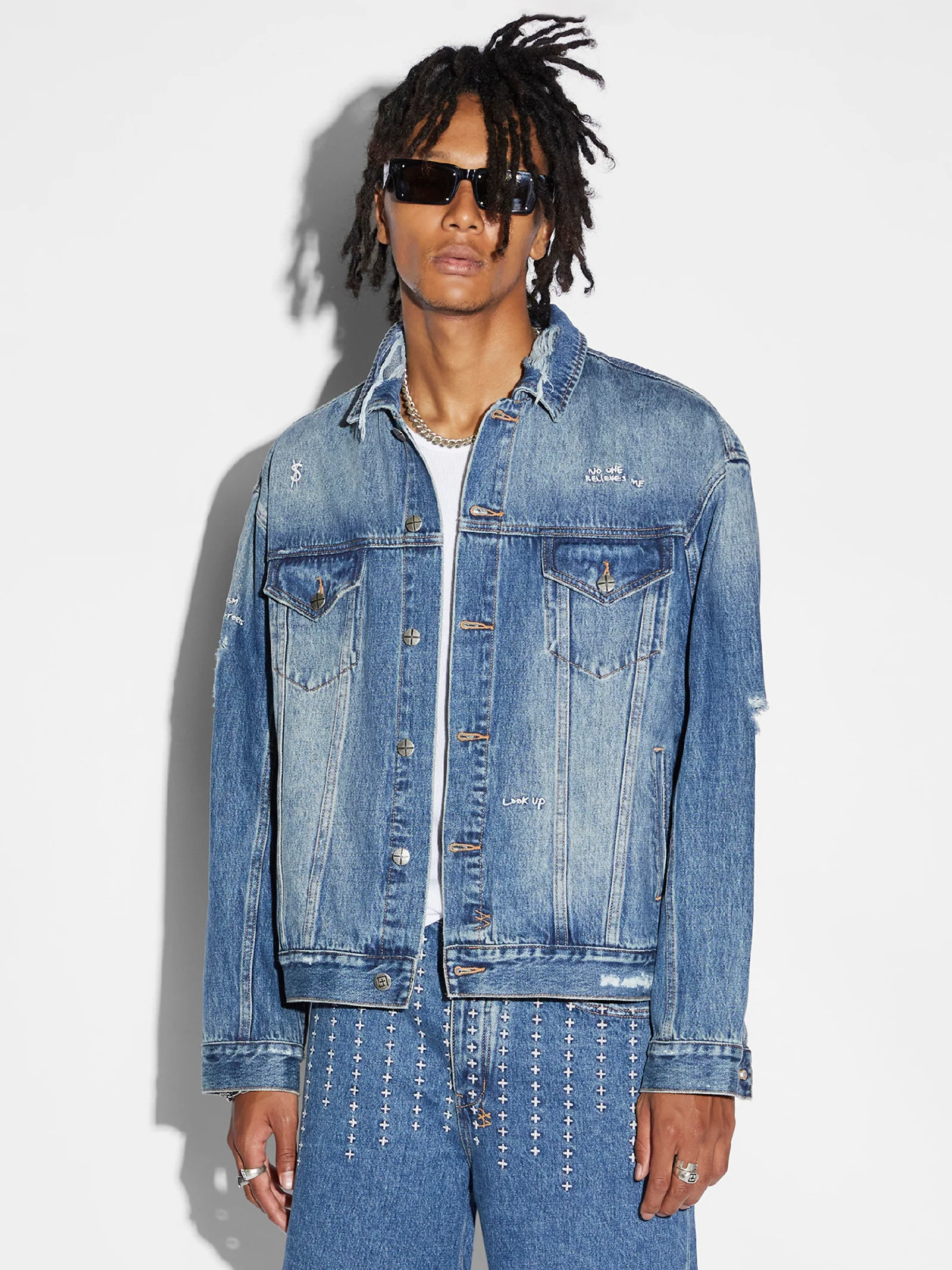 Oh G Ekstatic Denim Jacket - Image 4