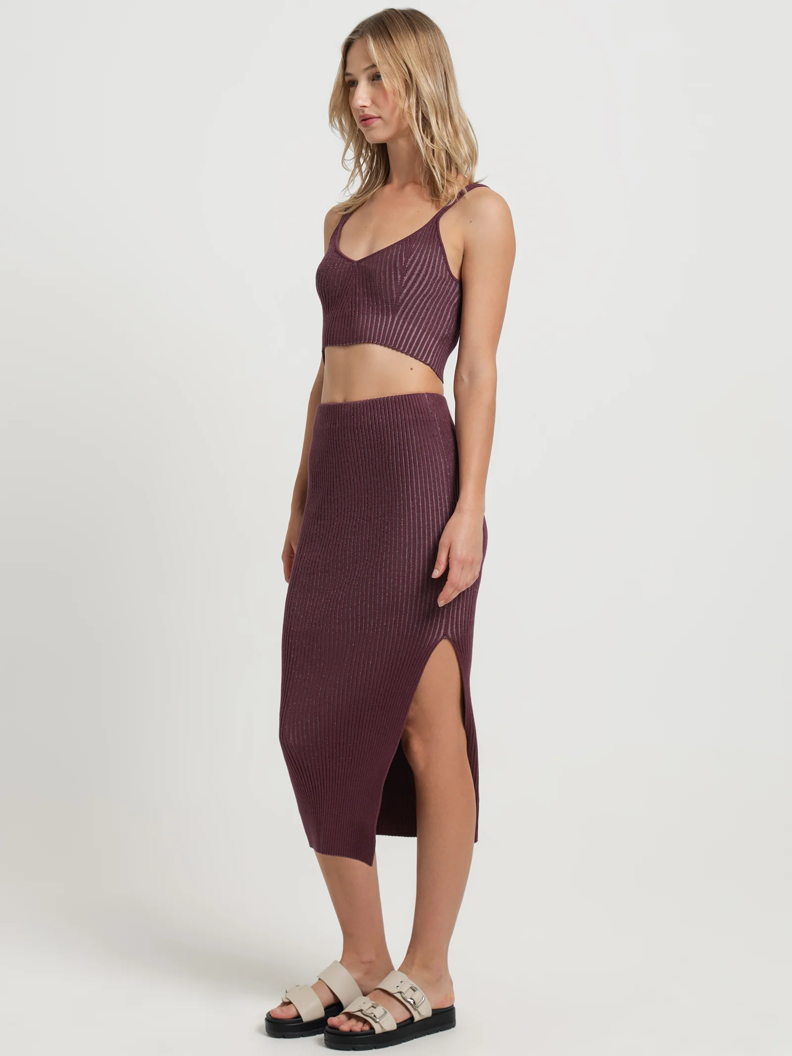 Olivia Knit Midi Skirt - Image 4