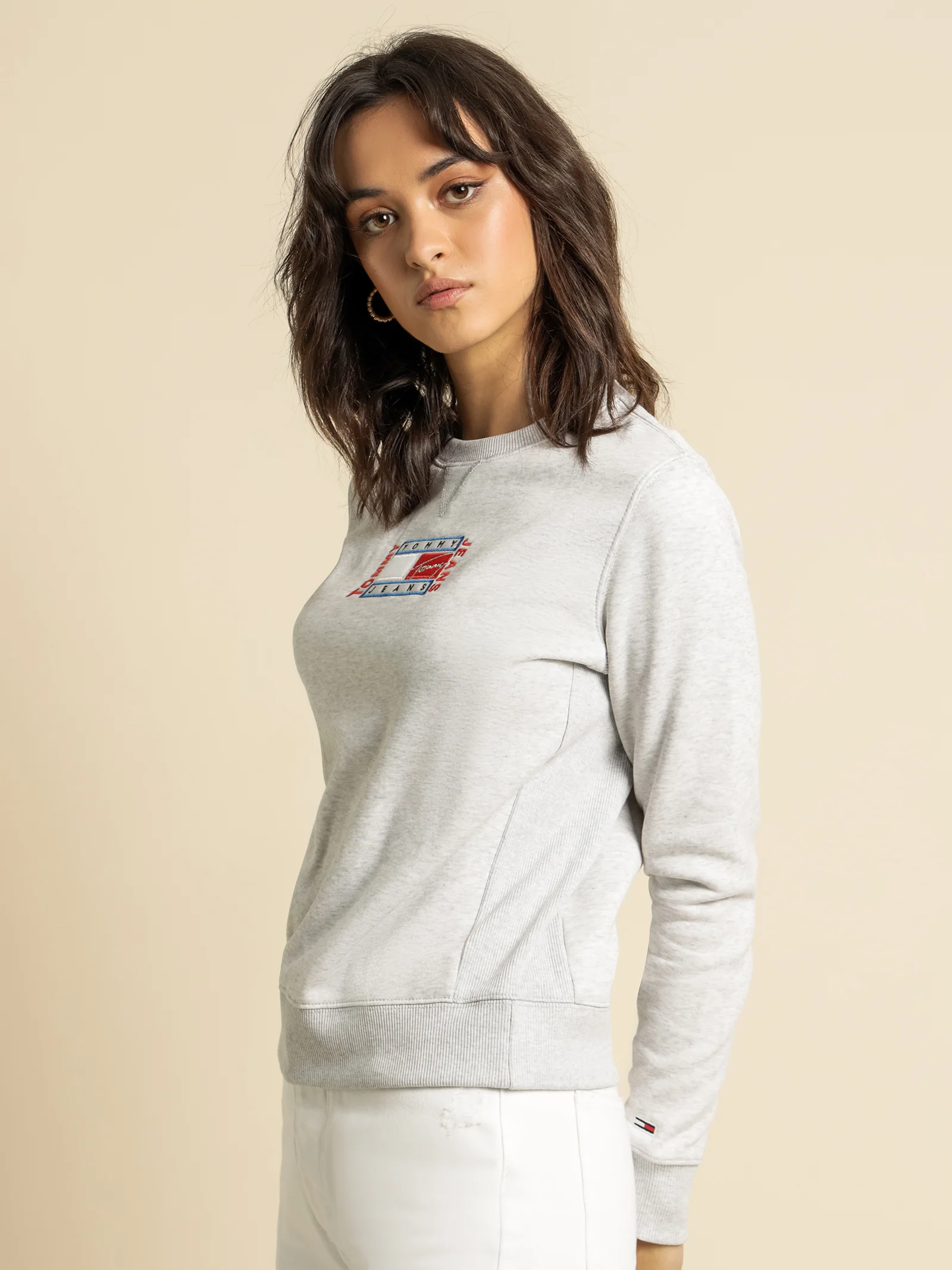 Ombre Logo Fleece Crew Jumper - Image 2